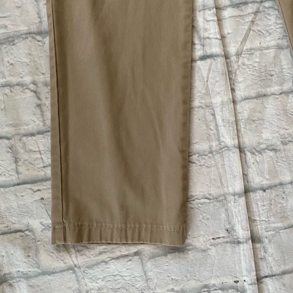 Lands' End Lands End men 30/30 cotton blend flat front tan chinos Size US 30 / EU 46 - 2 Thumbnail