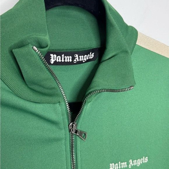 Palm Angels Palm Angels Classic Logo Track Jacket Forest Green Men’s Sma Size US S / EU 44-46 / 1 - 3 Thumbnail
