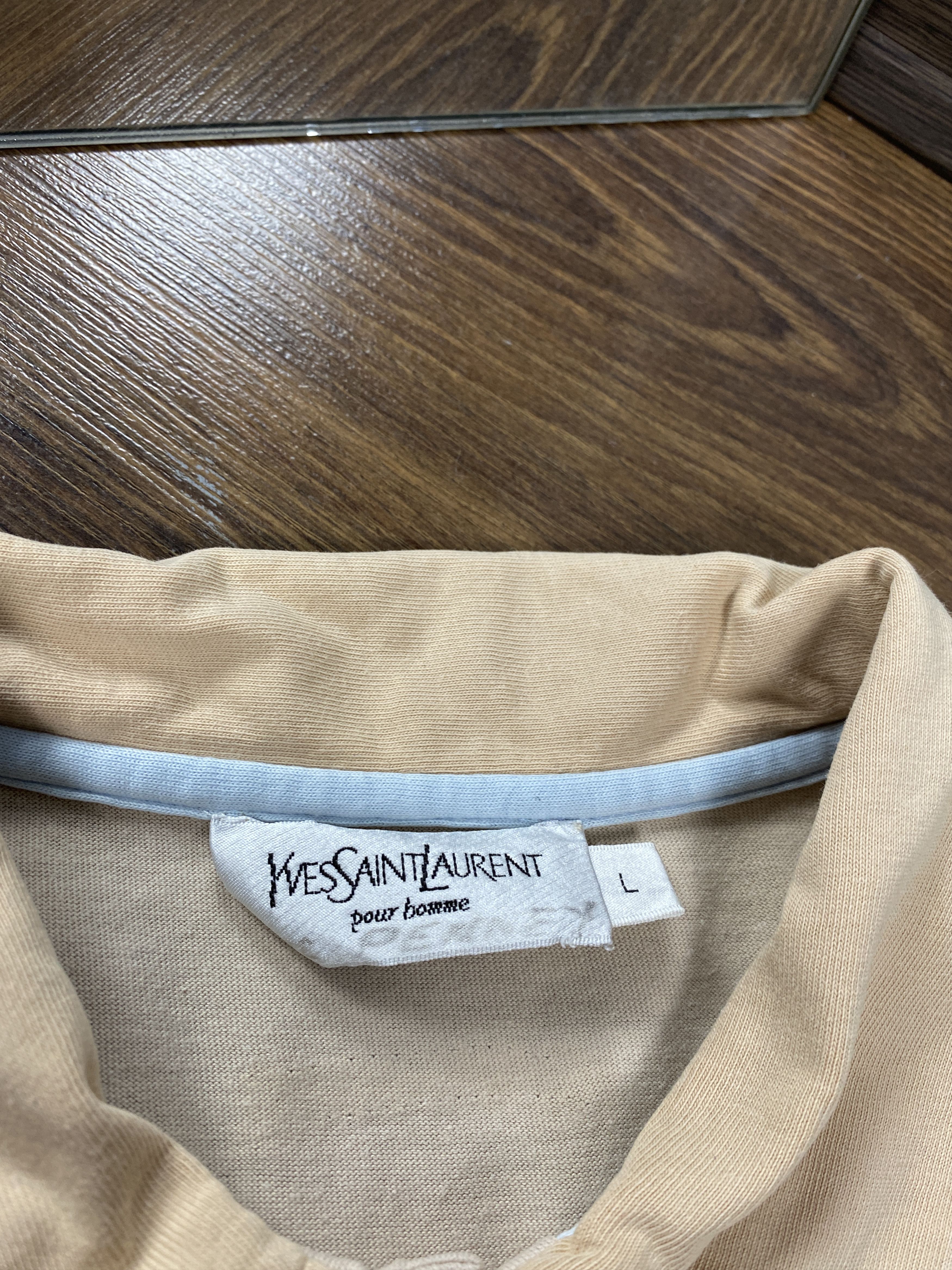 Yves Saint Laurent Yves Saint Laurent vintage polo shirt ysl Size US L / EU 52-54 / 3 - 5 Thumbnail
