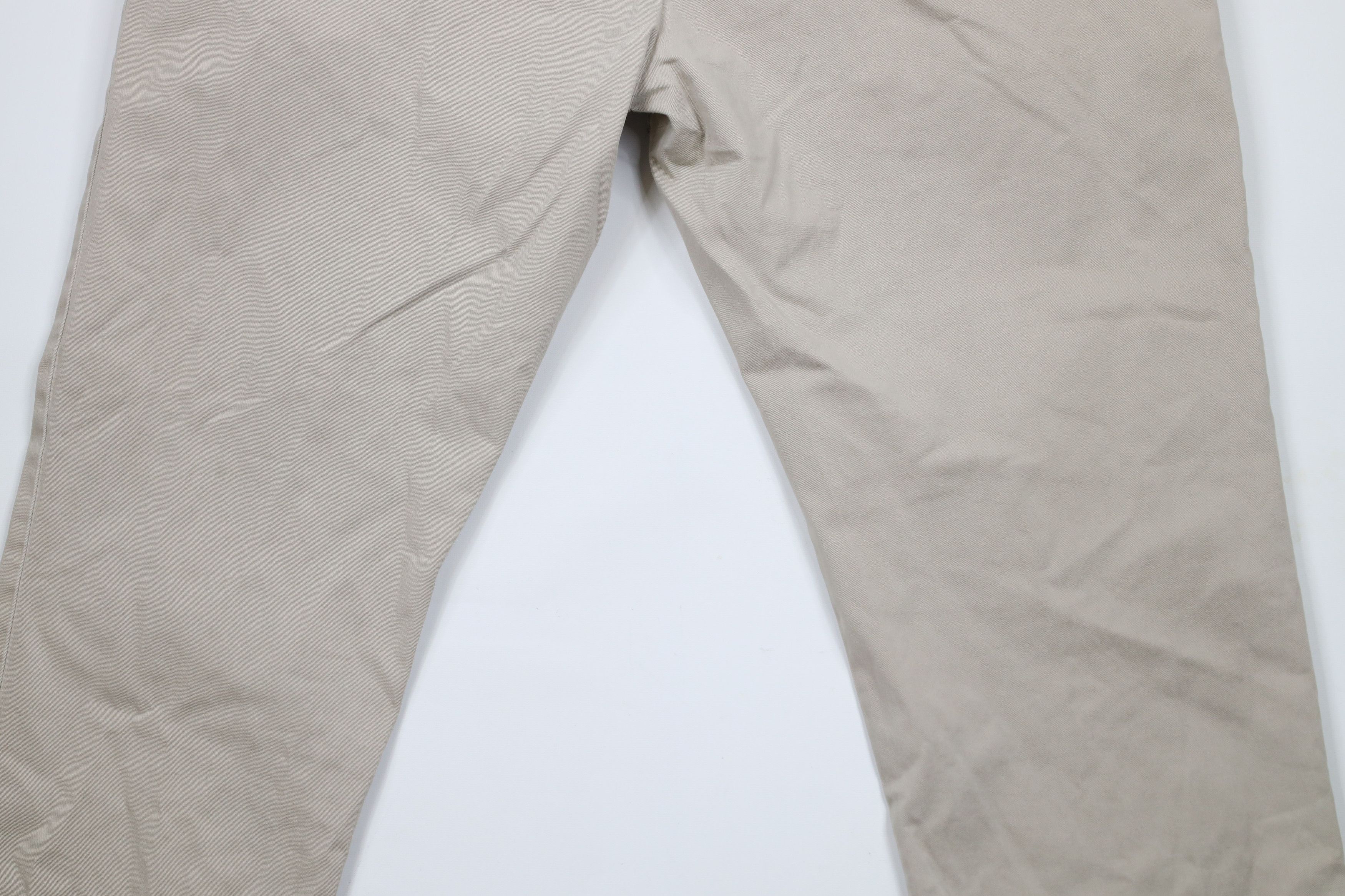 Ralph Lauren × Vintage Vintage Ralph Lauren Wide Leg Chino Pants Beige Cotton Size US 44 / EU 60 - 14 Thumbnail