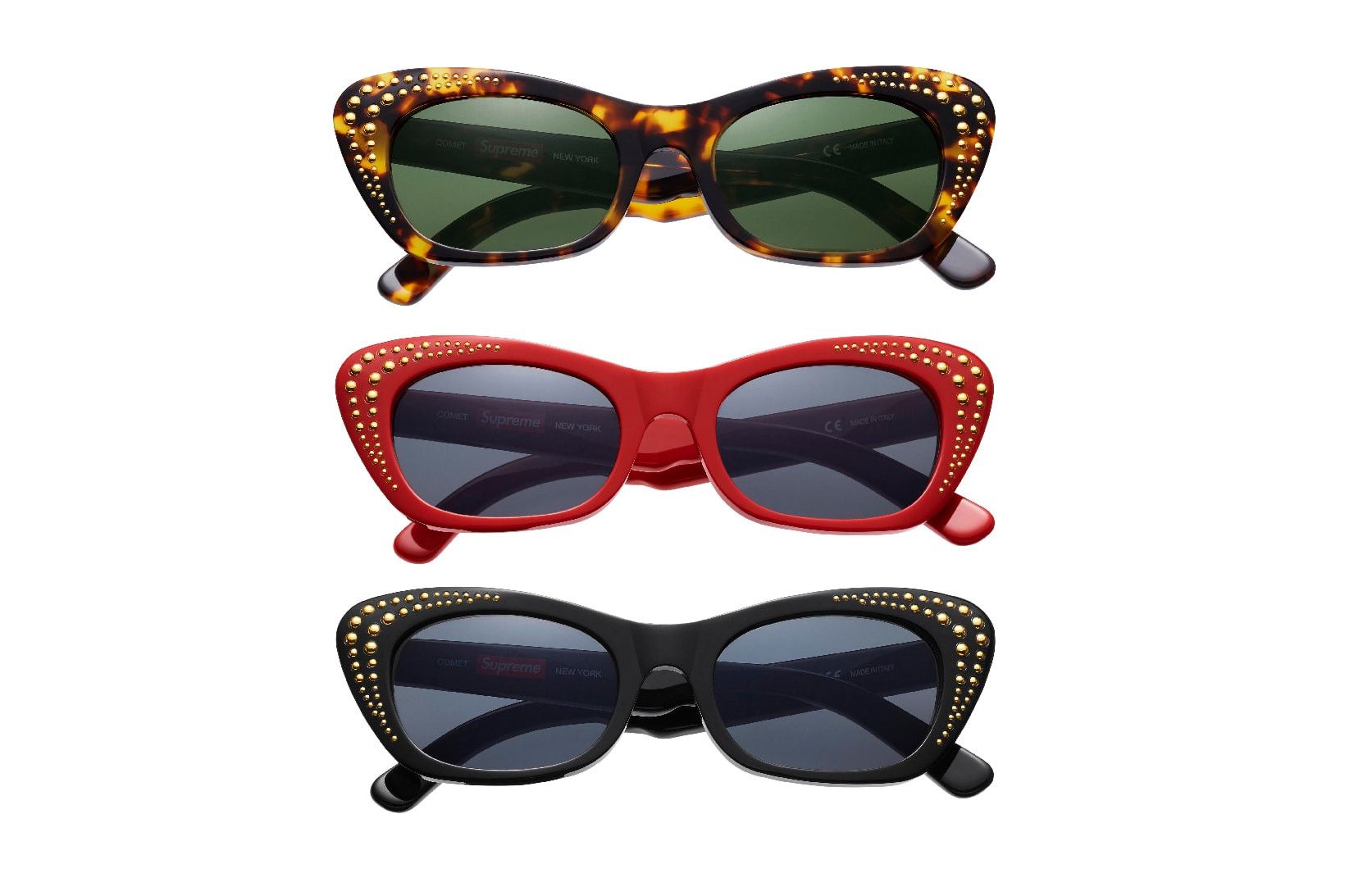 Supreme S/S 2017 Supreme Comet Sunglasses w/case Size ONE SIZE - 11 Thumbnail