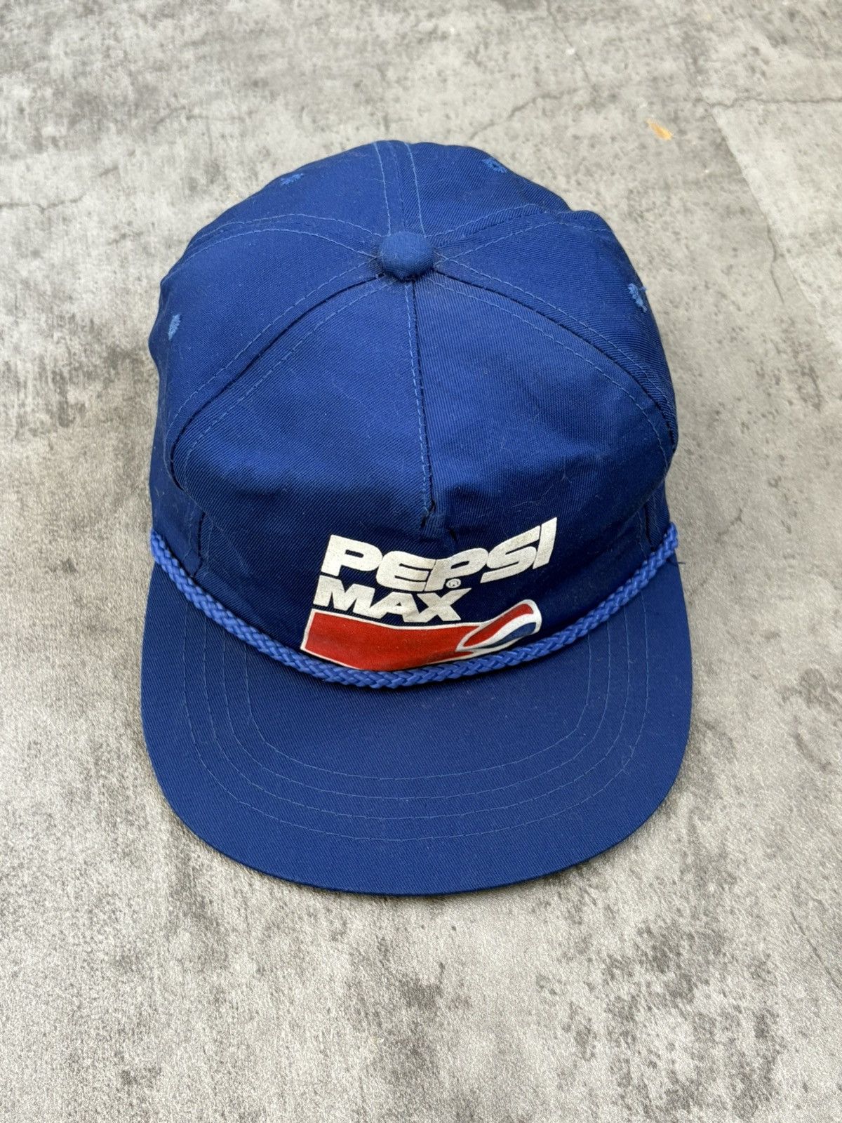 Pepsi Pepsi Soda Pepsi-Cola Pop VINTAGE Trucker Hat Baseball Cap Size ONE SIZE - 3 Thumbnail