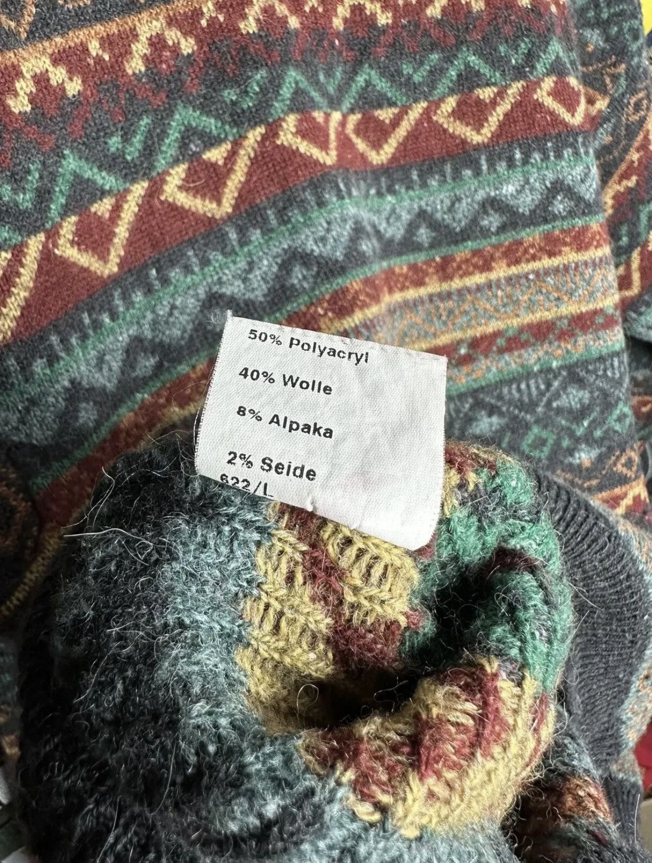Other Vintage Old Money Sweater Gallery Art Knit Y2K Size US M / EU 48-50 / 2 - 4 Thumbnail