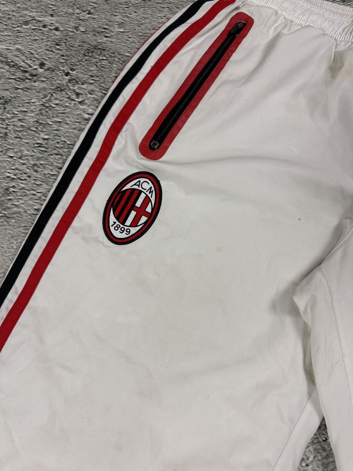 AC Milan Adidas tracksuit white Champions League