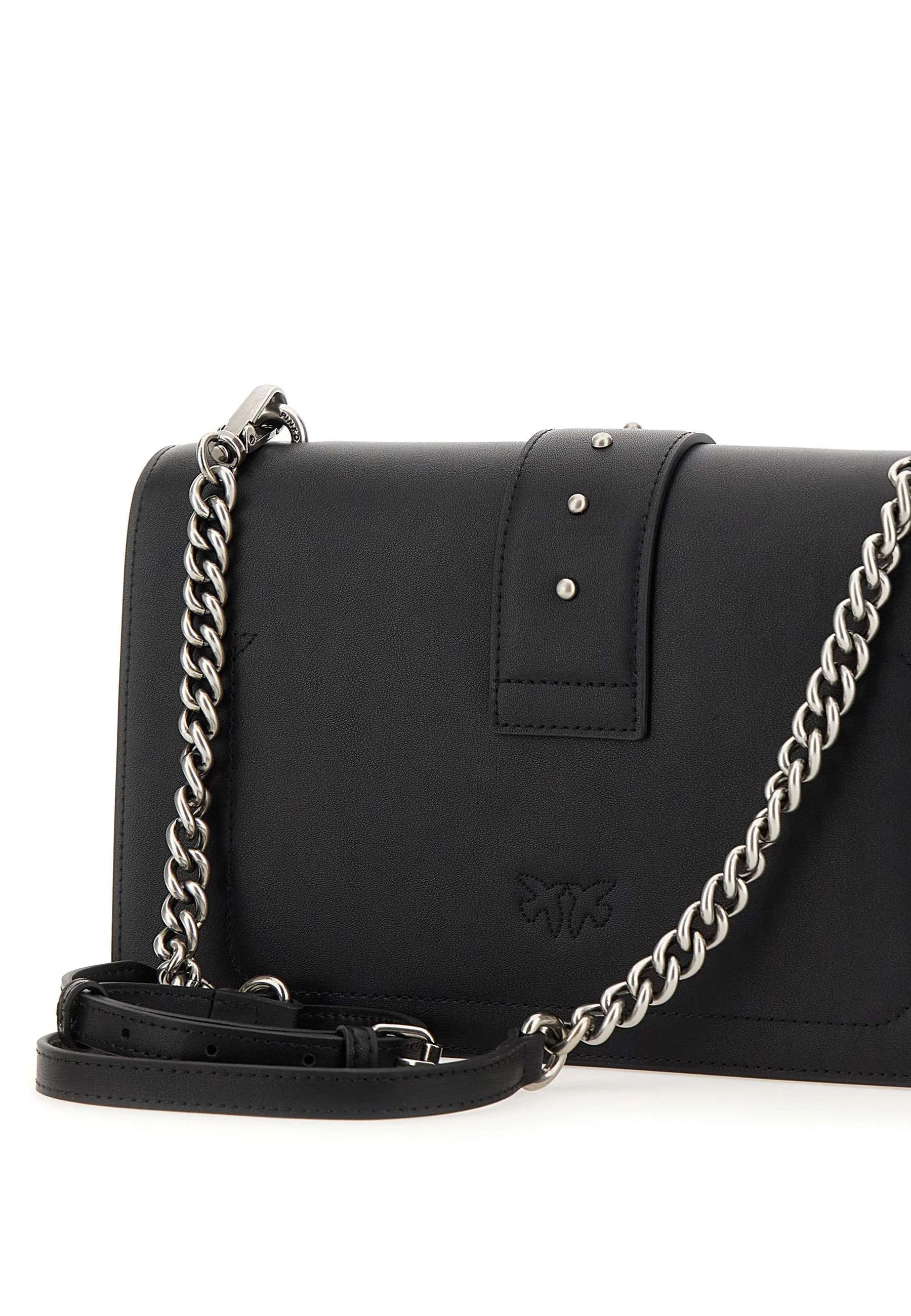 Pinko o1s22i1n0824 Size: OS / Classic Love Crossbody Bag in Black Size ONE SIZE - 4 Thumbnail