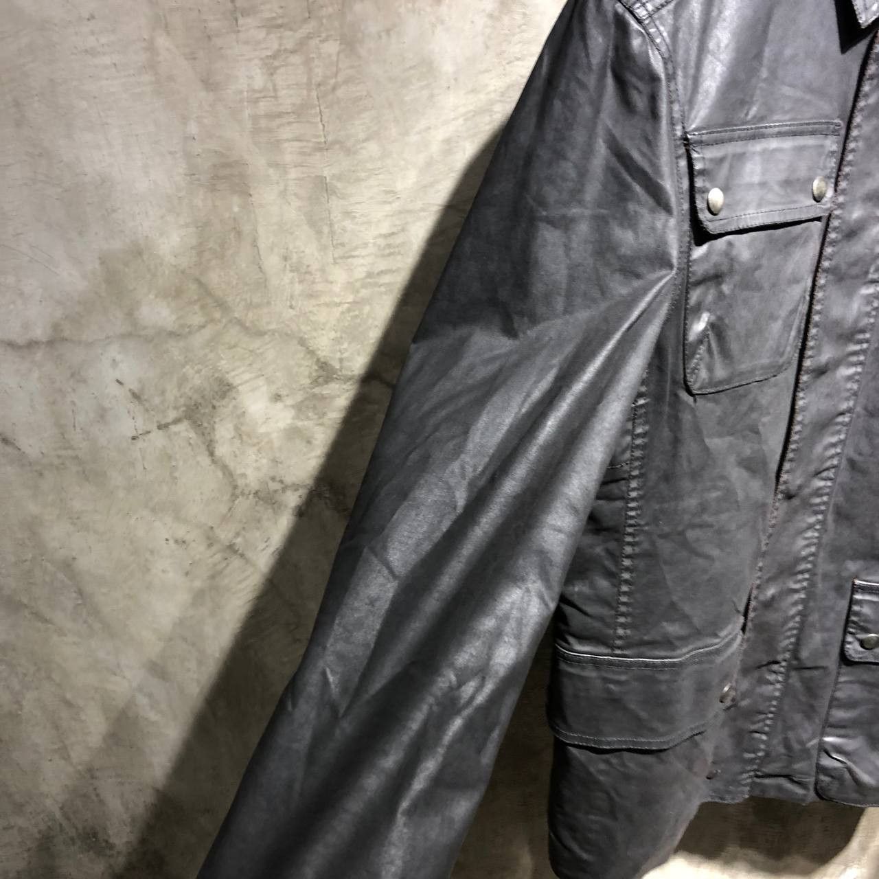 Z Zegna Zegna Waxed motorcycle leather jacket Size US M / EU 48-50 / 2 - 9 Thumbnail