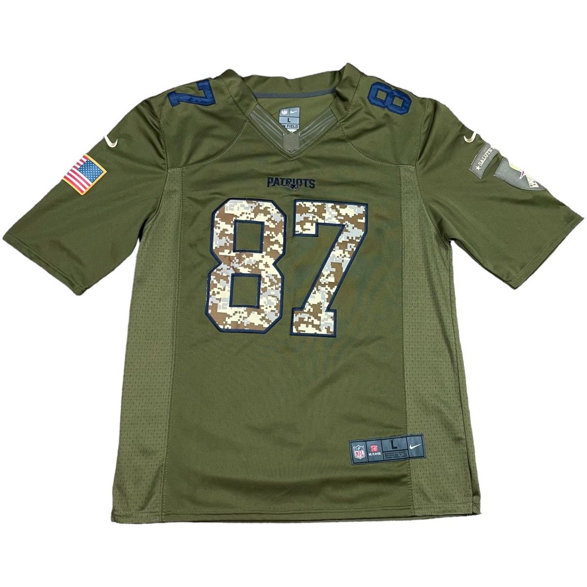 Gronk salute to service jersey store