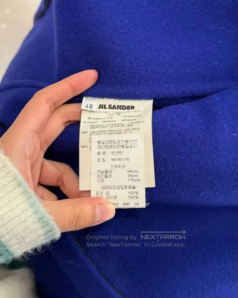 Jil Sander Jil Sander size 48 Grey Single-breasted Wool Coat Size US M / EU 48-50 / 2 - 8 Thumbnail