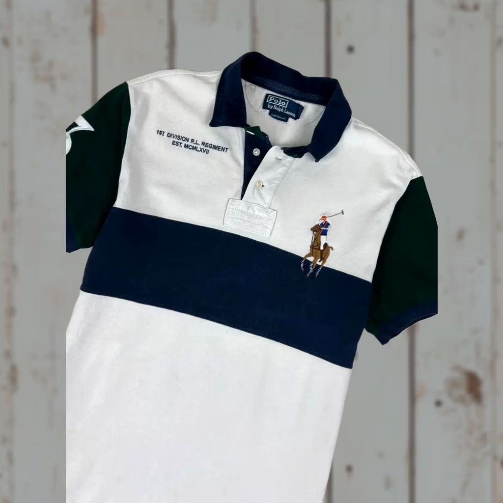 【超美品】Polo by Ralph Lauren ビックポニー　JAMAICA Polo Ralph Lauren, big pony with the Jamaican flag. | Depop