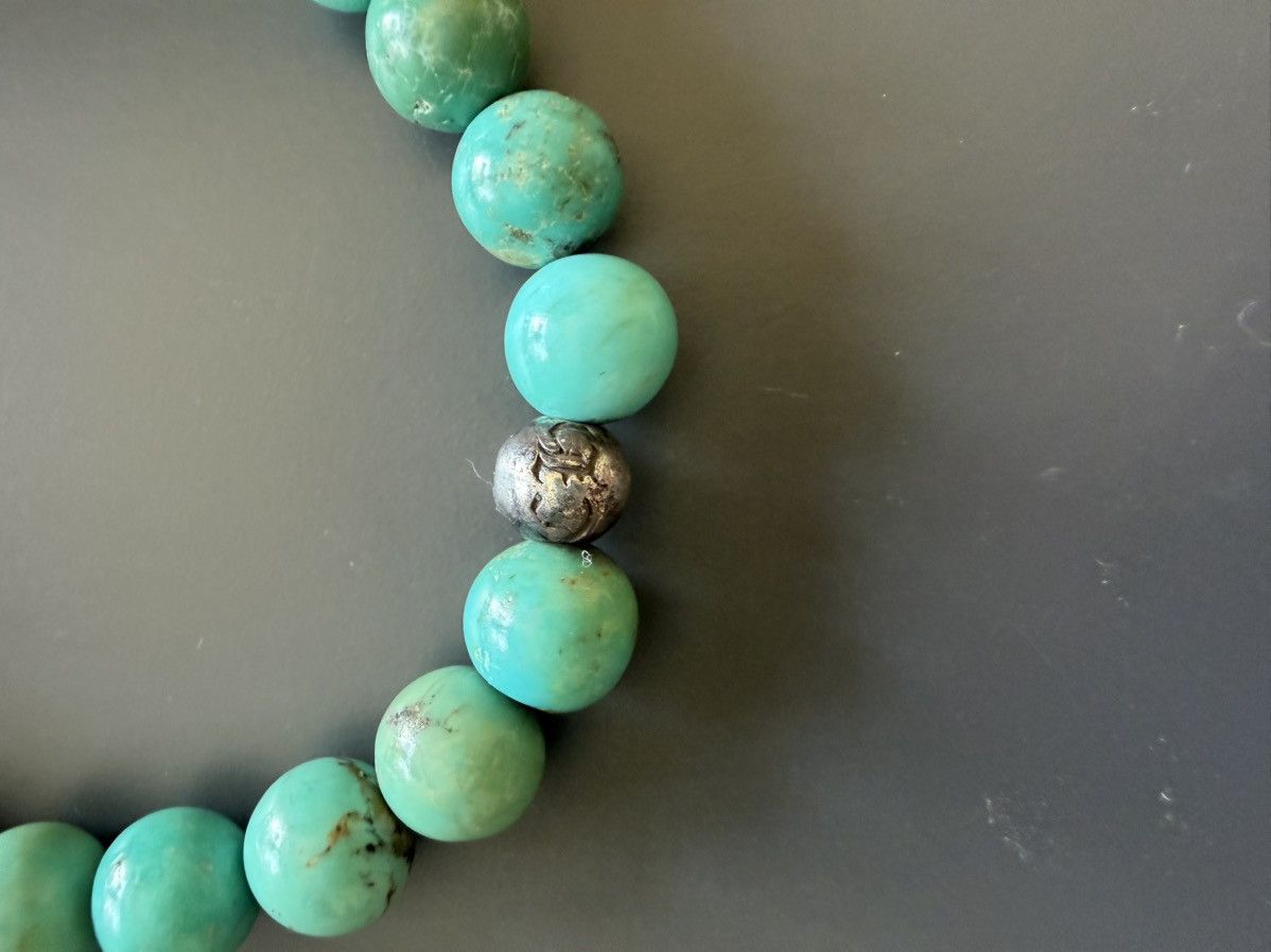 Chrome Hearts Chrome Hearts Turquoise Beads Bracelet Size ONE SIZE - 9 Thumbnail