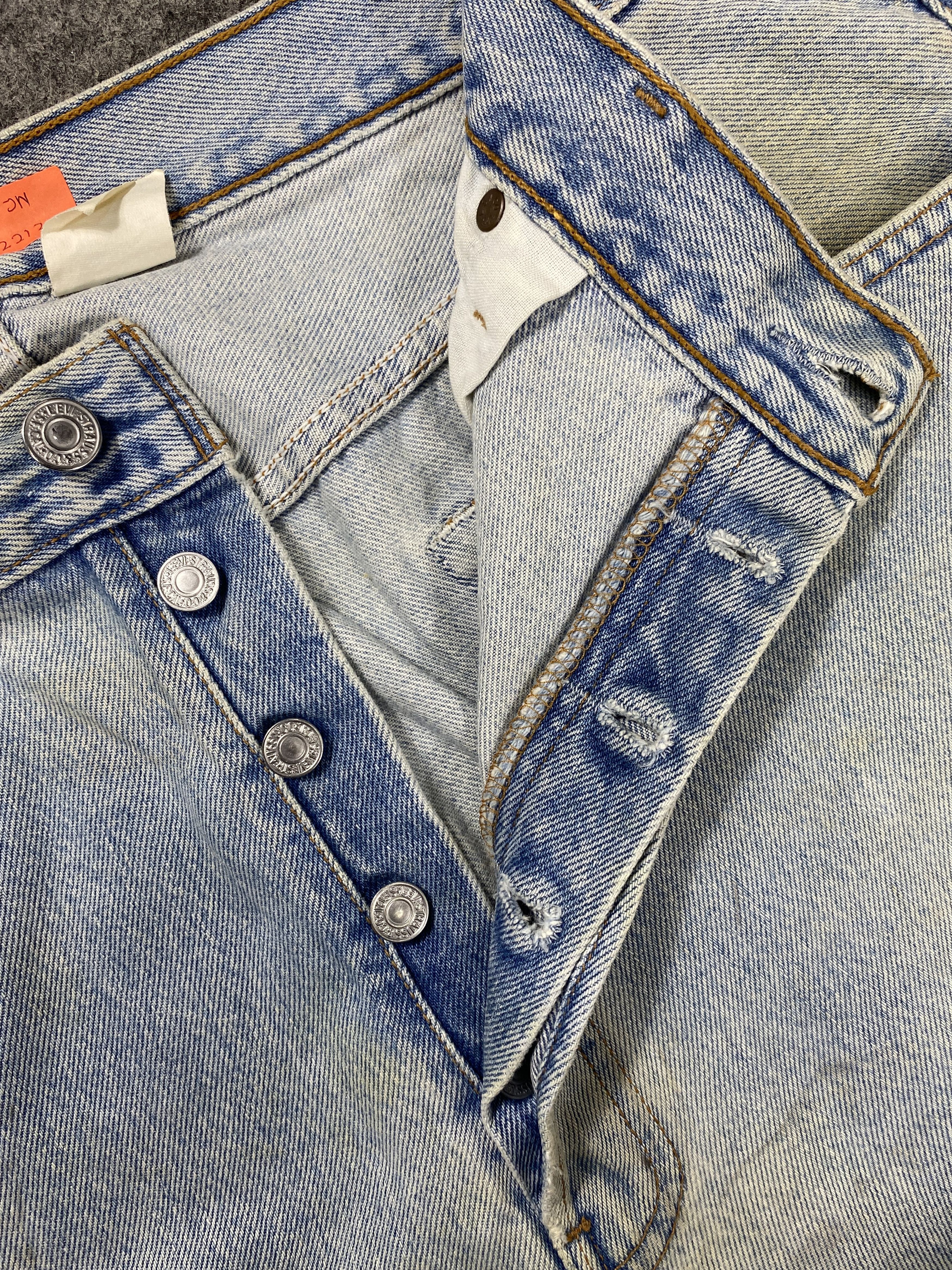 Levi's Light Blue Wash Vintage Levi's 501 36x29.5 Denim -JN2212 Size US 36 / EU 52 - 6 Thumbnail