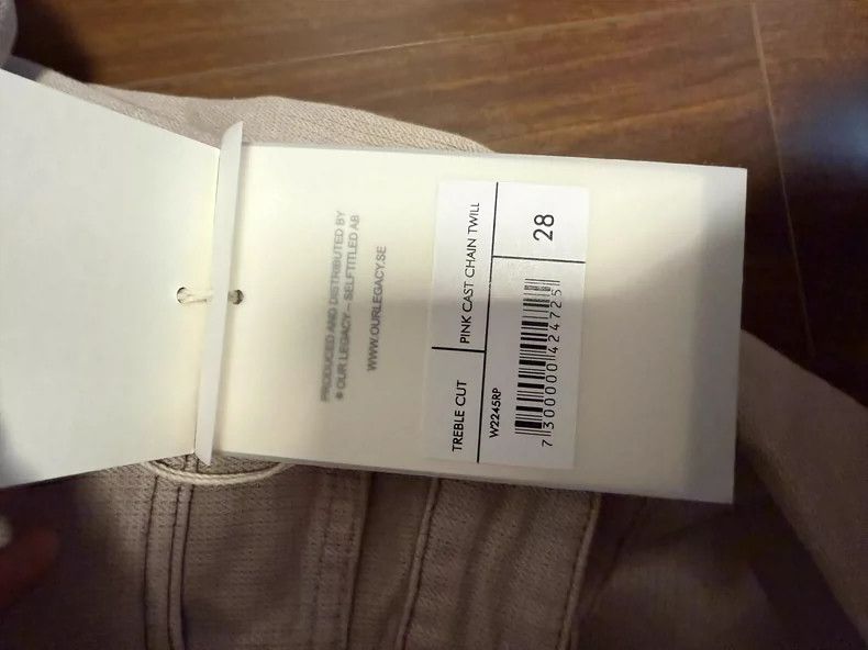 Our Legacy our legacy Colour-blocked chain embossed patch jeans Size US 28 / EU 44 - 5 Thumbnail