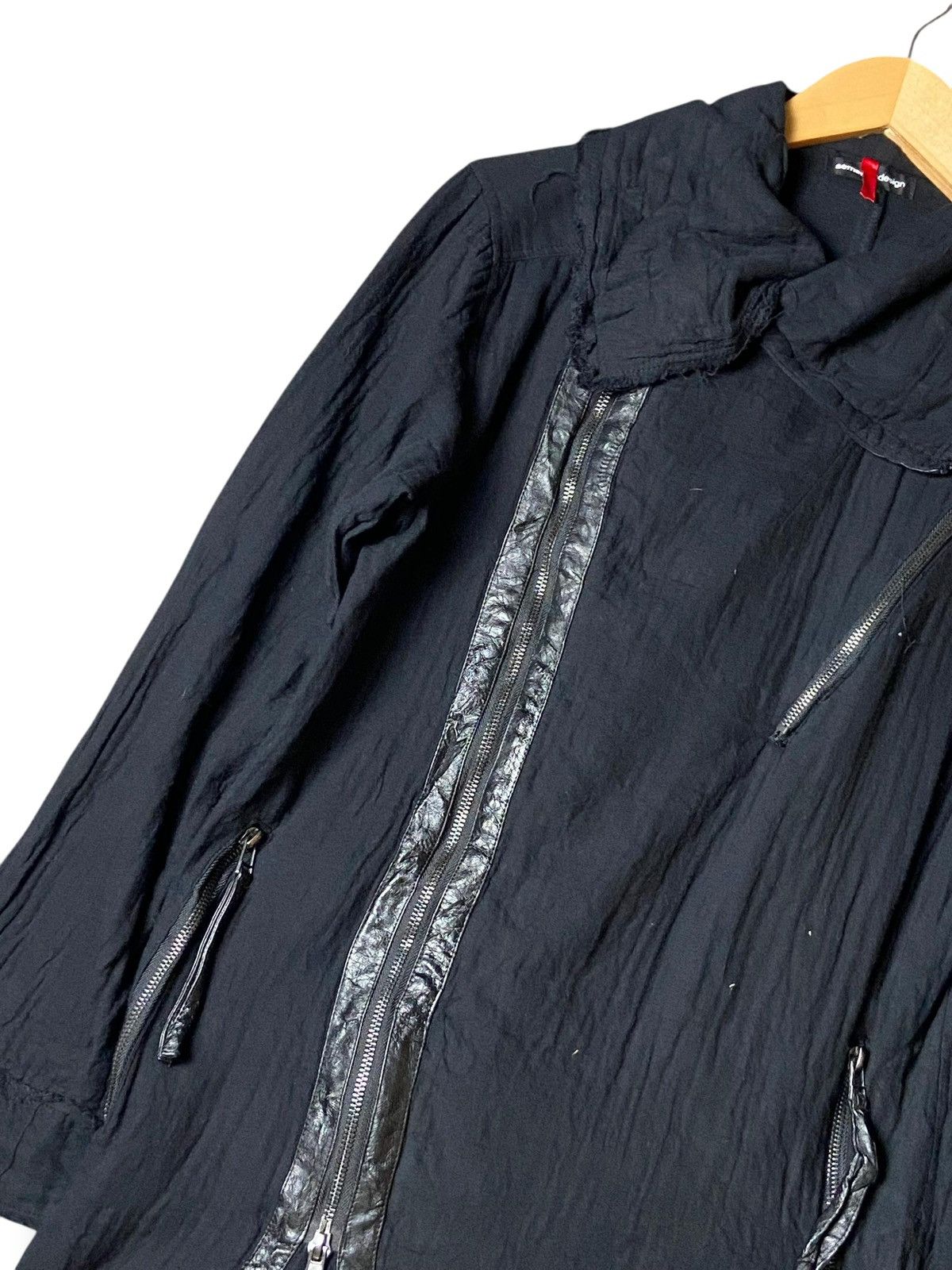 Japanese Brand × Vintage × semanticdesign Semantic Design Asymmetrical Grunge Jacket (119) Size US M / EU 48-50 / 2 - 9 Thumbnail