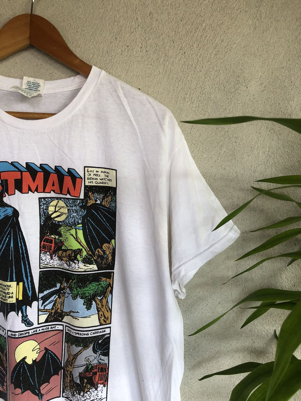 DC Comics × Vintage Vintage Y2k Delta Proweight Batman Dc Comic Book Tee Size US L / EU 52-54 / 3 - 5 Thumbnail