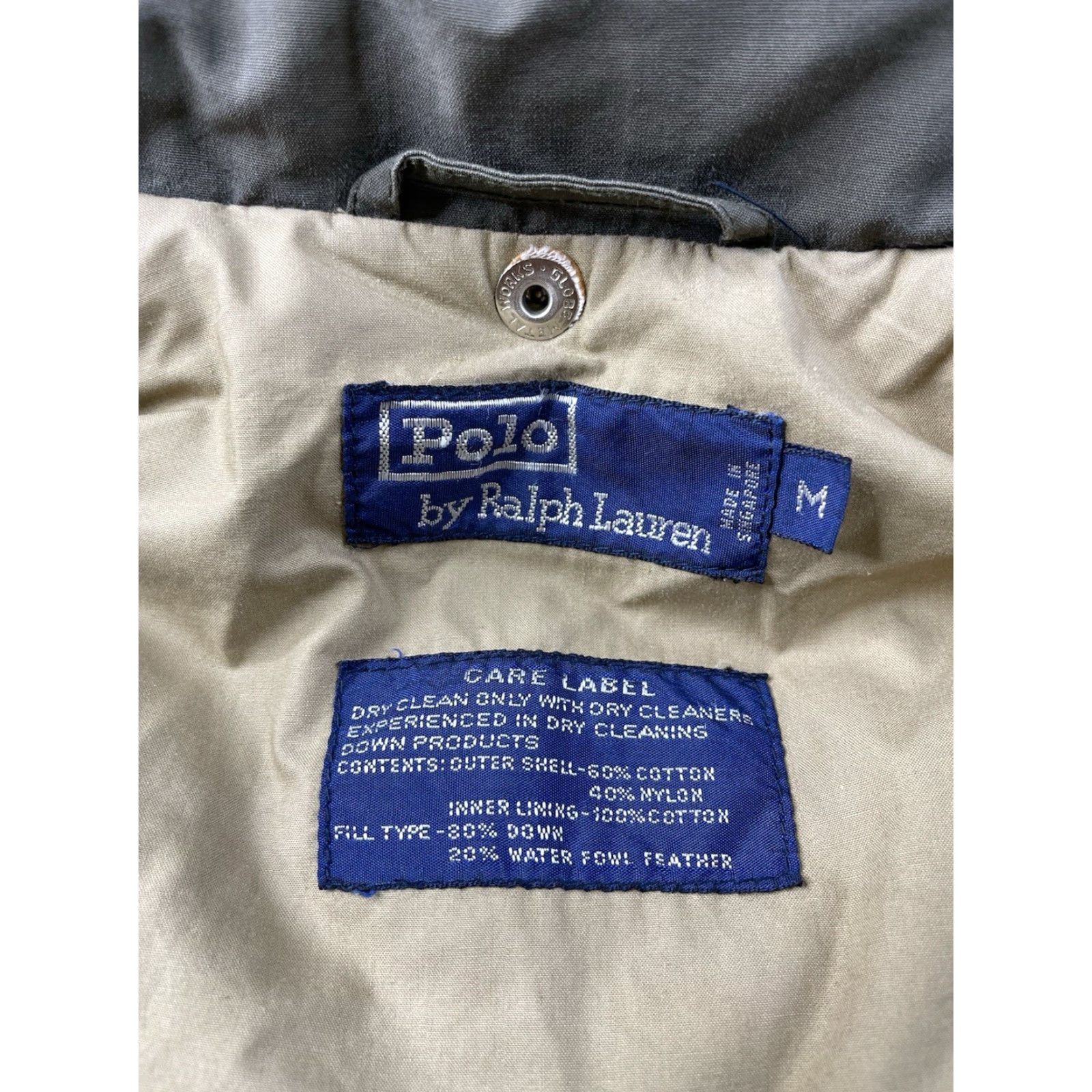 Polo Ralph Lauren VINTAGE Polo Ralph Lauren Down Suicide Ski Coat 90s Olive Green M Men Coat Size US M / EU 48-50 / 2 - 2 Thumbnail