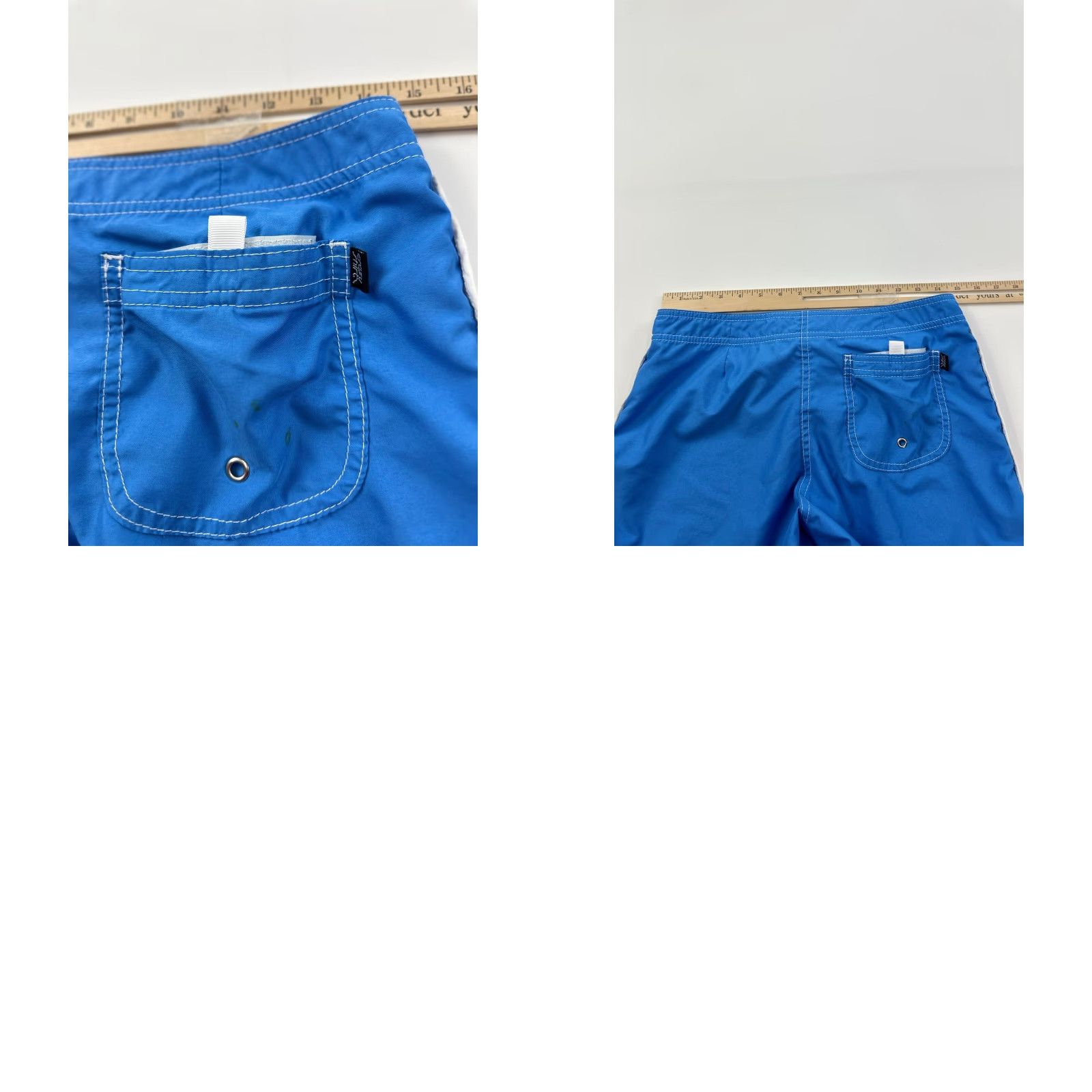 Vintage VINTAGE Crazy Shirt Boardshorts T-Shirt Juniors 7 Women Blue 90s Hawaiian Shirt Girls Size M / US 6-8 / IT 42-44 - 8 Thumbnail