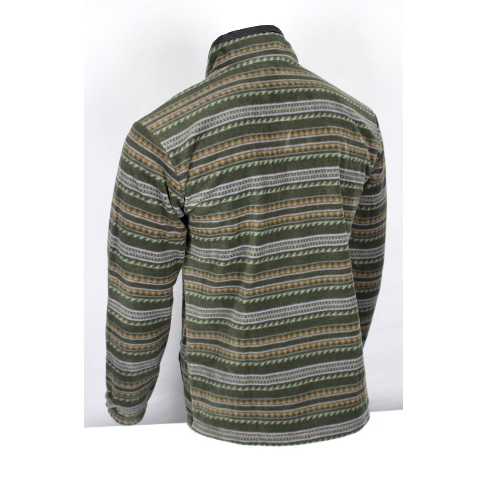 Billabong Billabong Men's Drew Mock Neck Fleece Pullover 1/2 Zip M Medium Black Print Size US M / EU 48-50 / 2 - 2 Thumbnail