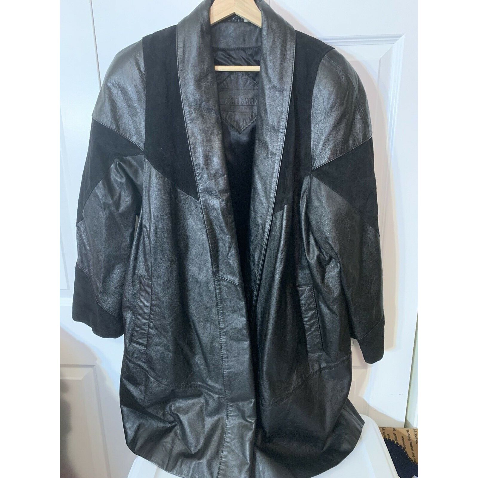 Preston & York Preston & York Black Women’s Sz XL Soft Leather Trench Coat Size XL / US 12-14 / IT 48-50 - 3 Thumbnail