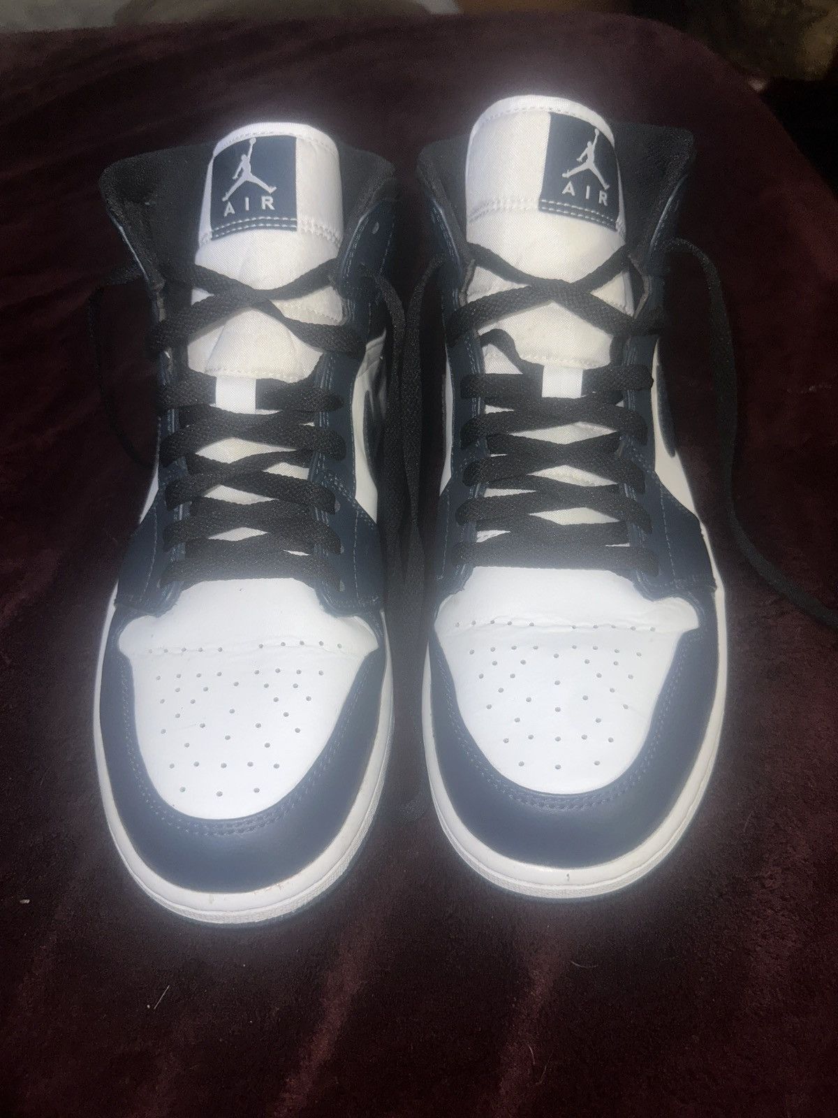 Jordan Brand Air Jordan 1 Mid - “Armory Navy” Size US 12 / EU 45 - 4 Thumbnail