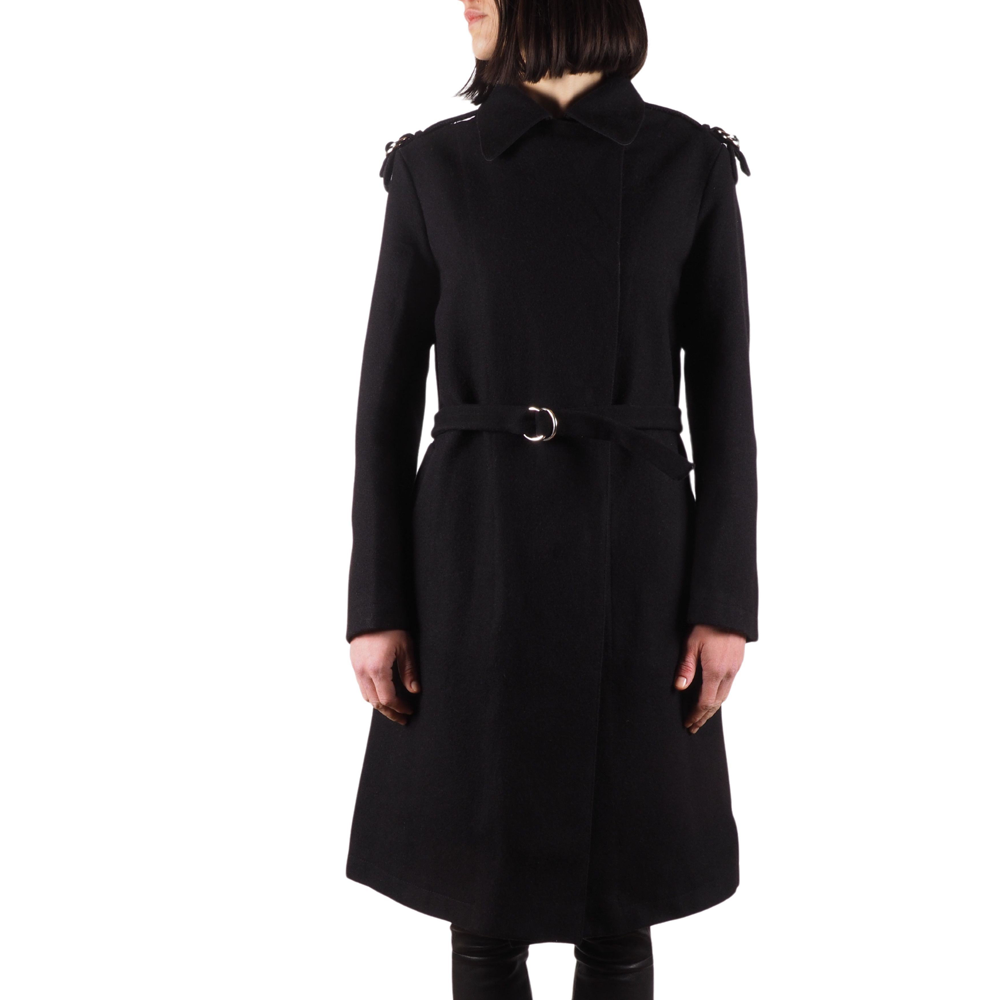 Maison Margiela Maison Margiela Vintage Wool Black Belted Trench Coat Size M / US 6-8 / IT 42-44 - 1 Thumbnail