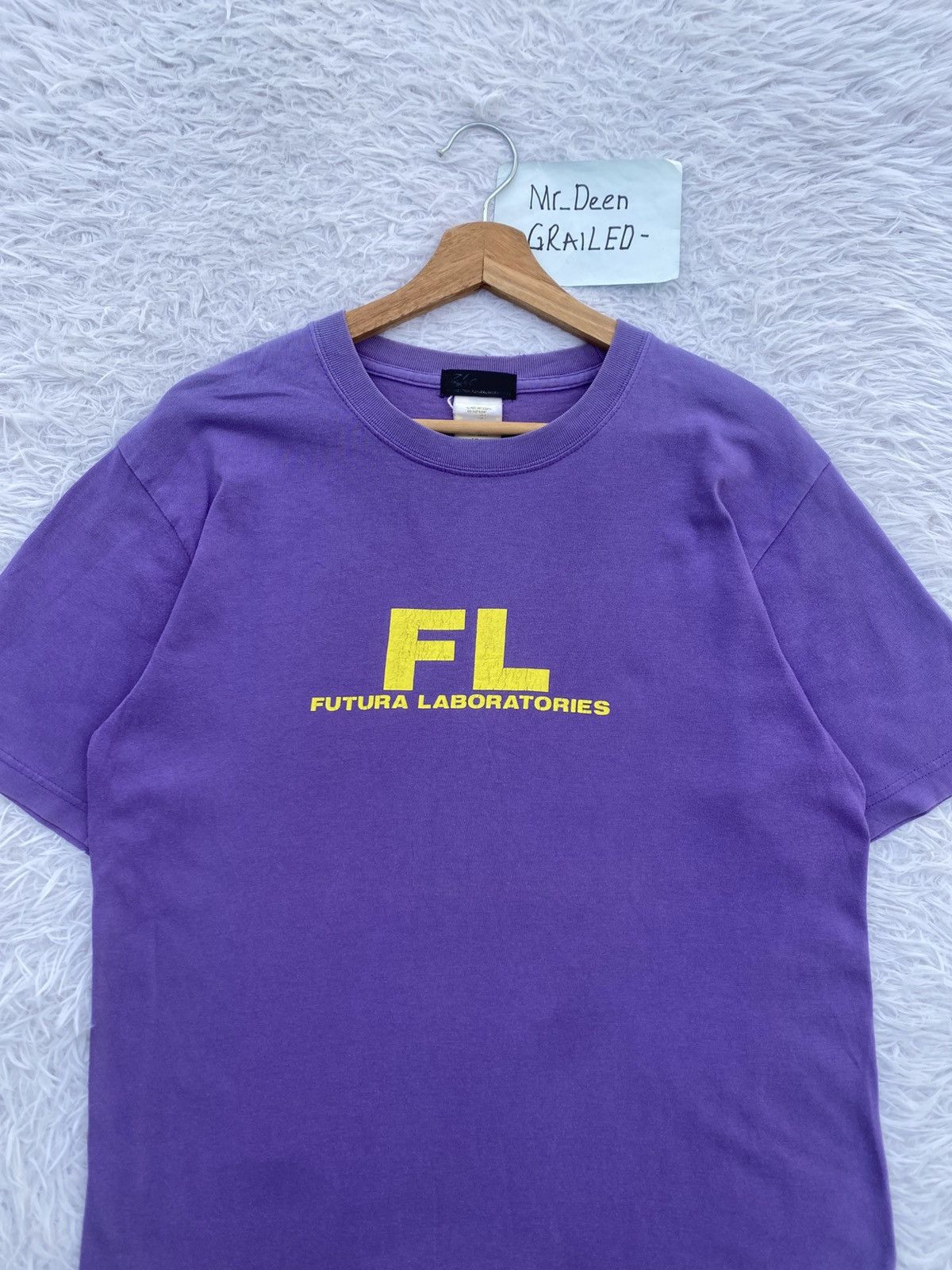 Futura Rare Vintage Futura Laboratories FL Purple Tshirt Size US M / EU 48-50 / 2 - 6 Thumbnail