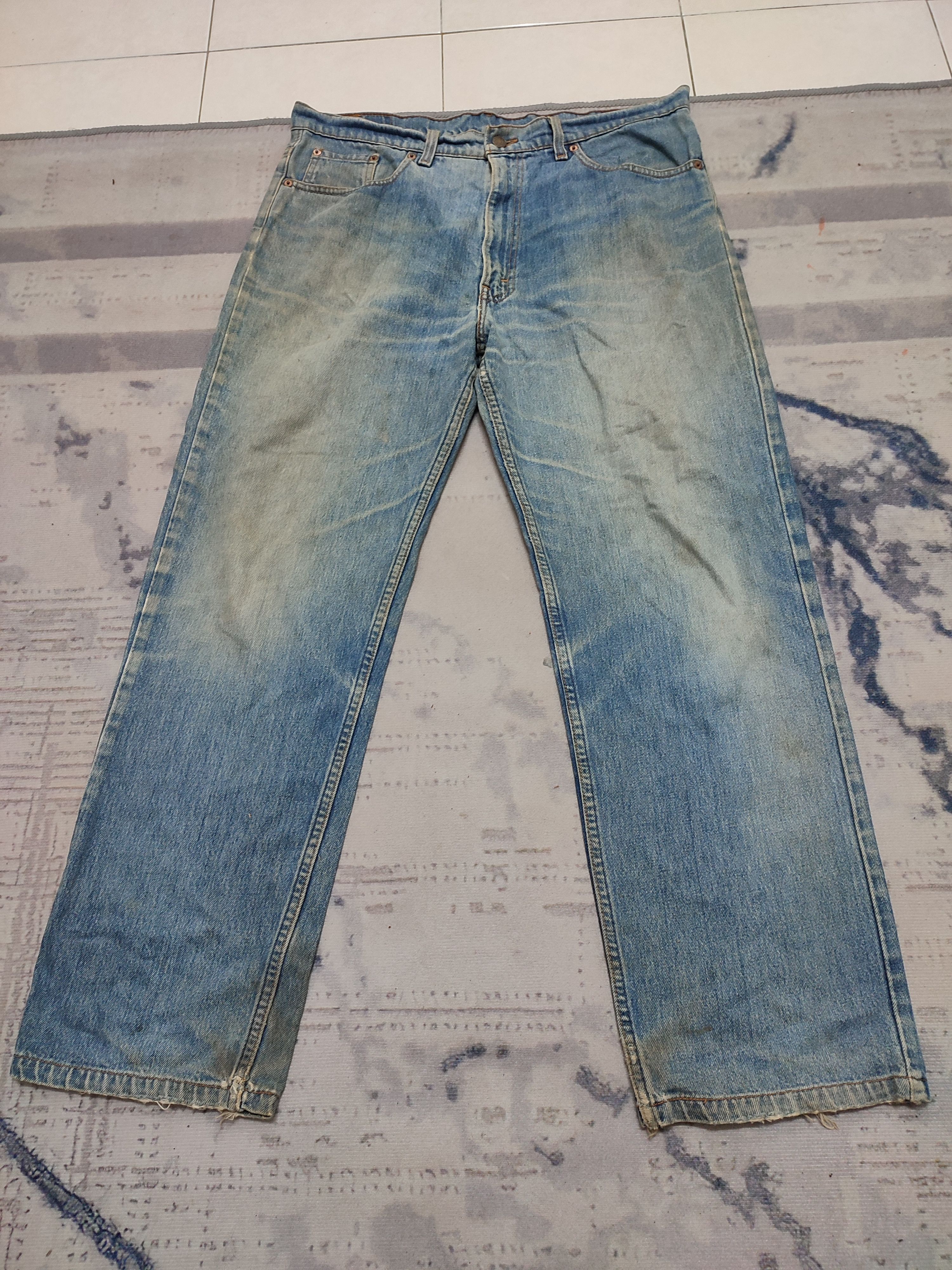 Levi's 90s Levi's Button 501 Distressed Denim Size US 36 / EU 52 - 1 Thumbnail
