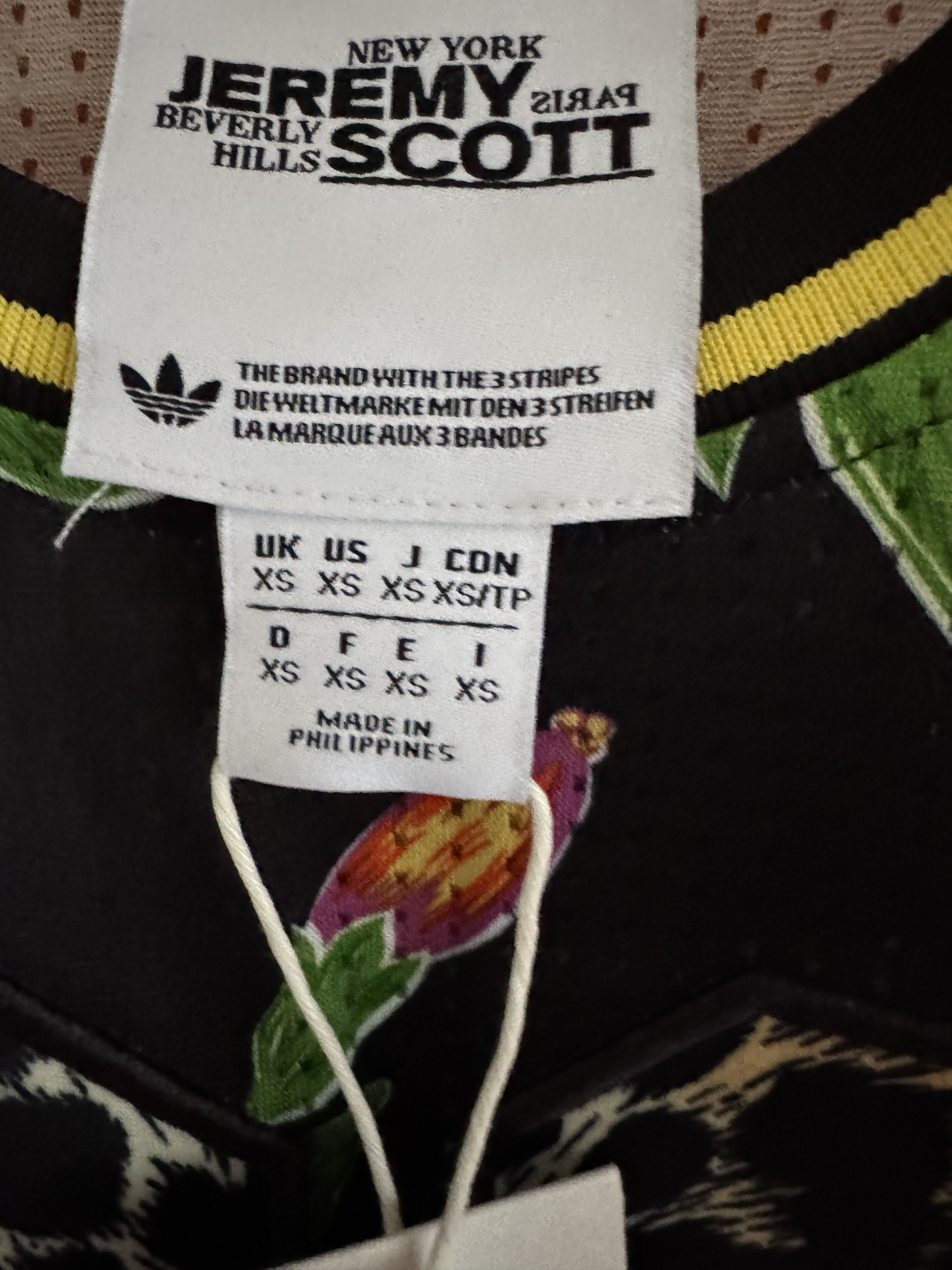 Adidas × Jeremy Scott Jungle Bones Tank Top Size US XS / EU 42 / 0 - 8 Thumbnail