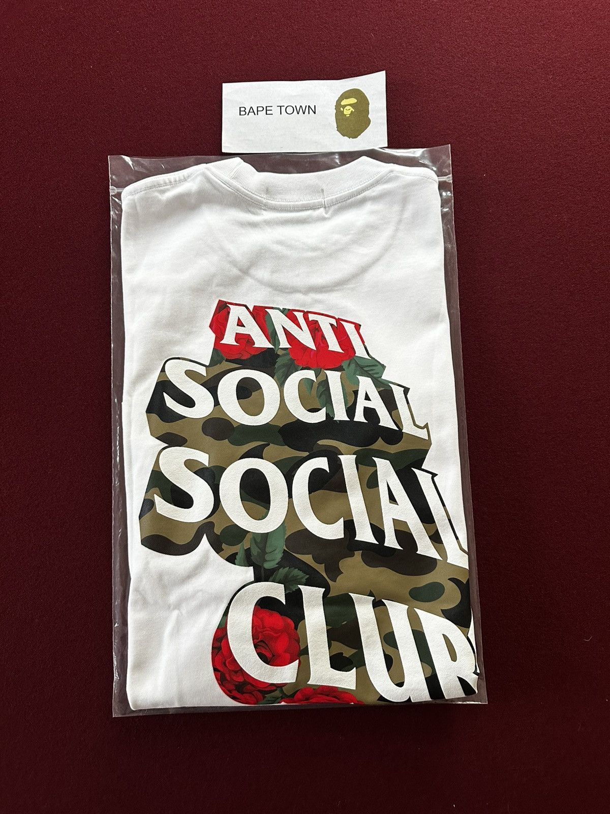 Anti Social Social Club × Bape BAPE X ASSC TEE #2 (WHITE) Size US XL / EU 56 / 4 - 4 Thumbnail