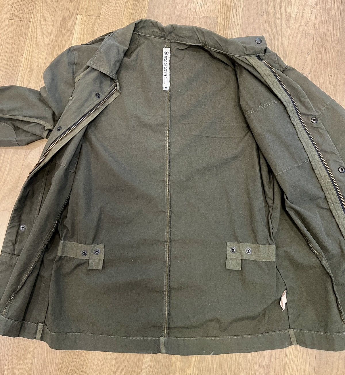 Nice Collective Nice Collective Olive light weight military jacket y2k Size US M / EU 48-50 / 2 - 8 Thumbnail