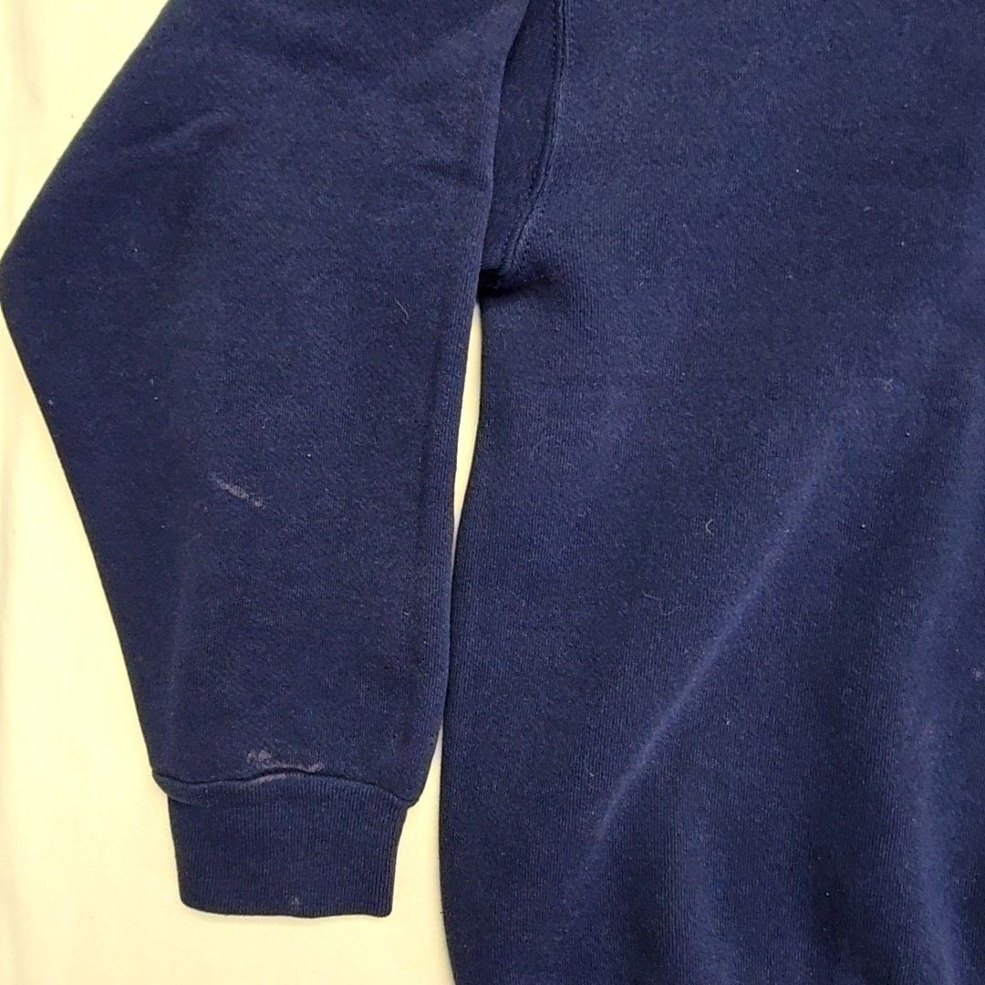 Tultex Vintage Blank Sweatshirt Navy Blue Tultex XL Crewneck 90s Size US XL / EU 56 / 4 - 5 Thumbnail