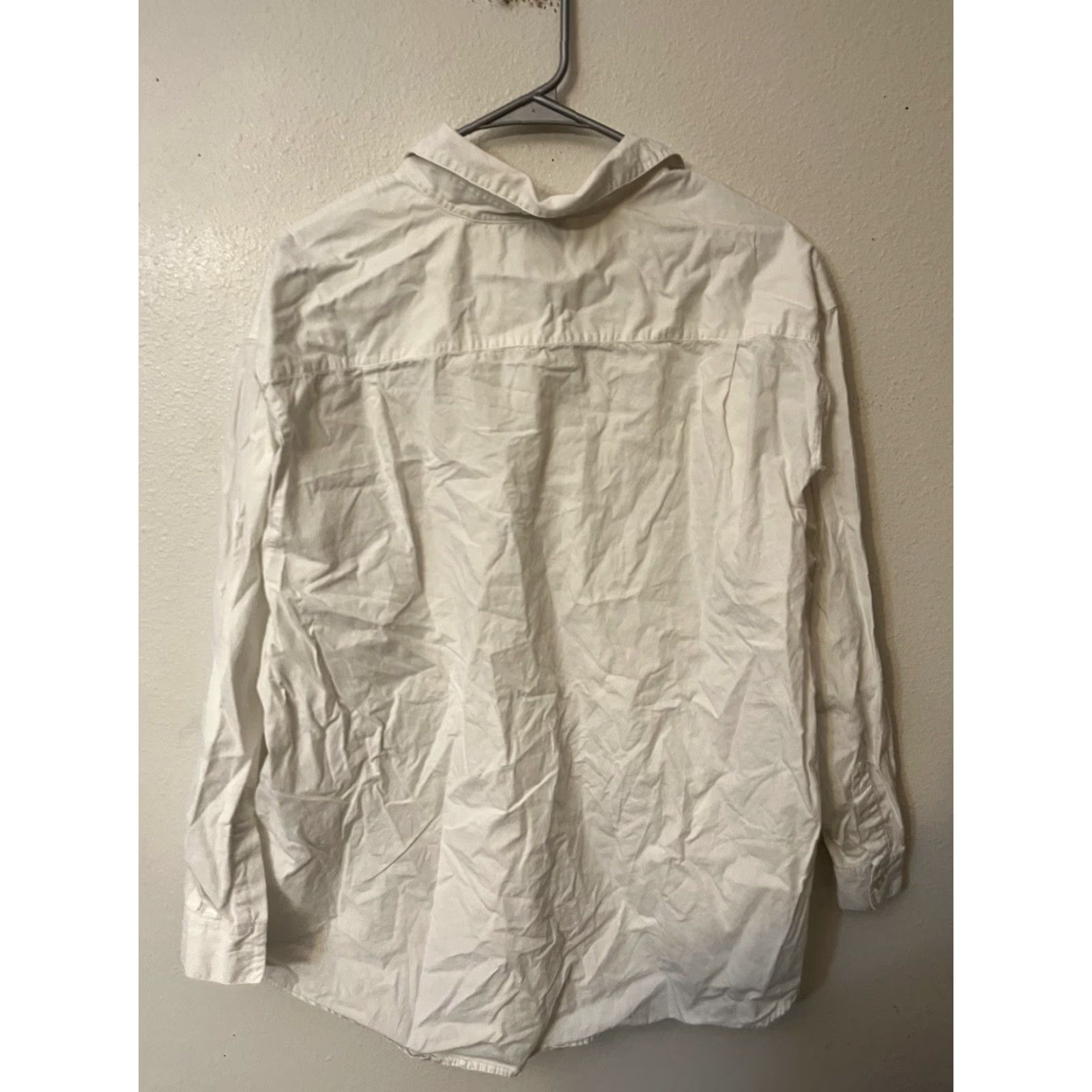 Vintage VINTAGE NY Jeans New York & Company Ladies Shirt Large Long Sleeve Button Pocket White Size L / US 10 / IT 46 - 3 Thumbnail