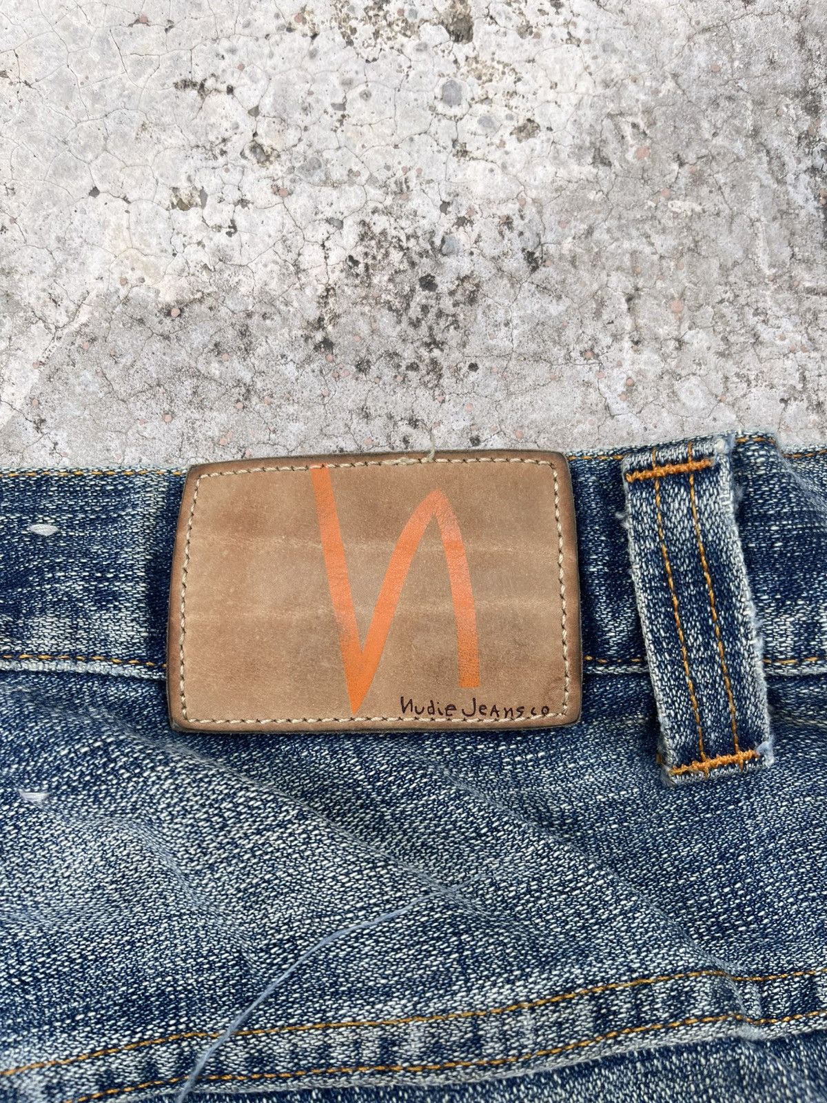 Nudie Jeans Nudie Jeans Co. Even Steven "Heaven Broken Blue" Distressed Size US 32 / EU 48 - 16 Thumbnail