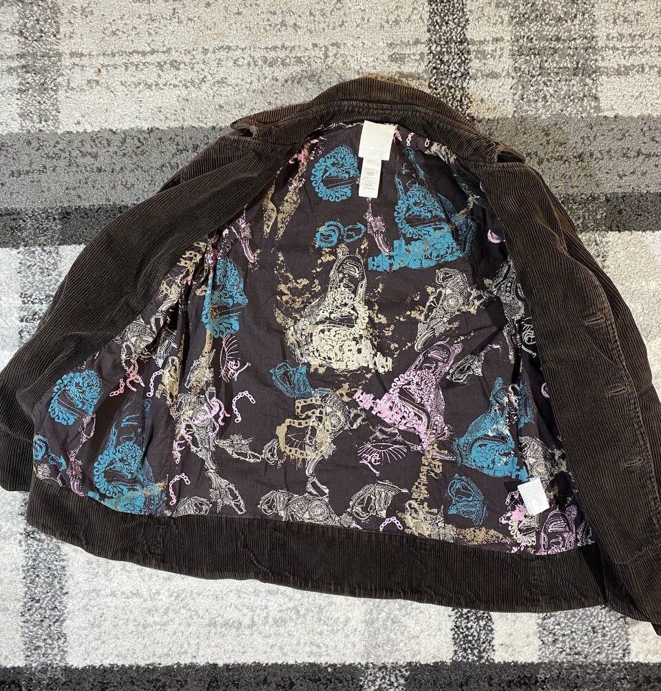Diesel Diesel Blazer Women Leather Velvet Size L Brown Size L / US 10 / IT 46 - 9 Thumbnail
