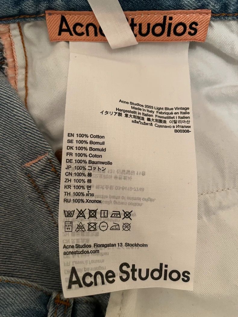 Acne Studios acne studios Light blue vintage jeans 2502-Nextarrow Size US 30 / EU 46 - 8 Thumbnail