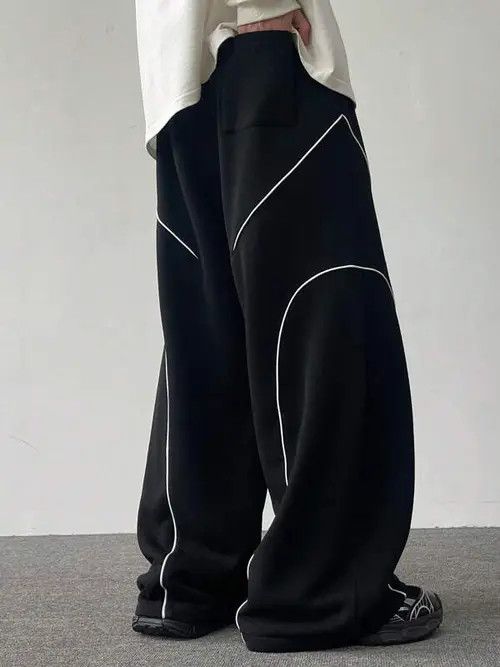 Japanese Brand Casual wide leg Sweatpants Streetwear Baggy Size US 32 / EU 48 - 3 Thumbnail