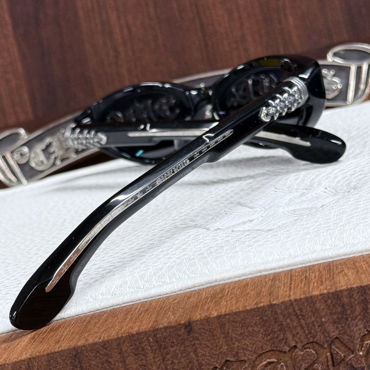Chrome Hearts Chrome Hearts Blaster ‘Dark Triad’ Sunglasses Size ONE SIZE - 10 Thumbnail