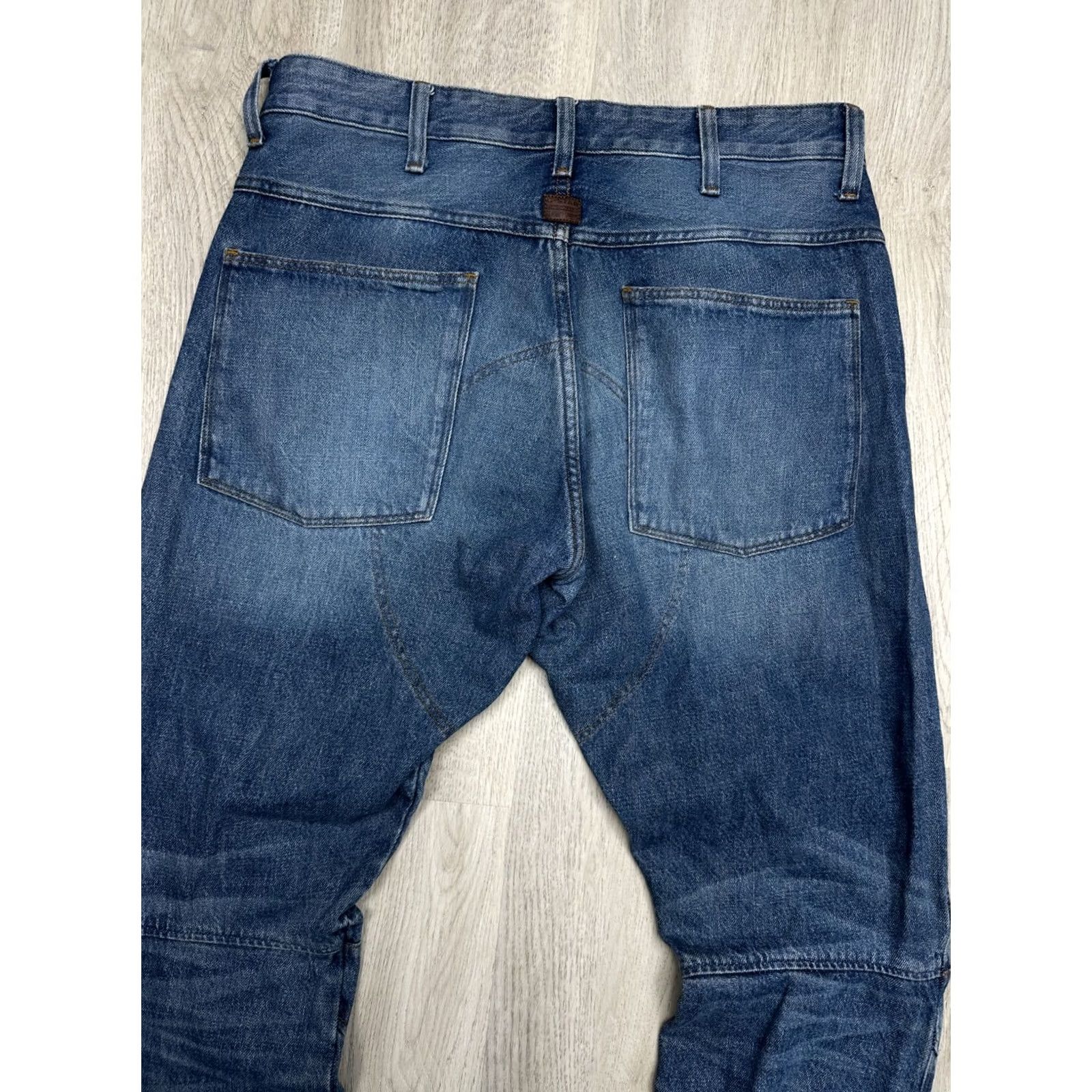 &様 G Star Raw 5620 3D Tapered Denim Double Knee Pants Jeans Blue Size