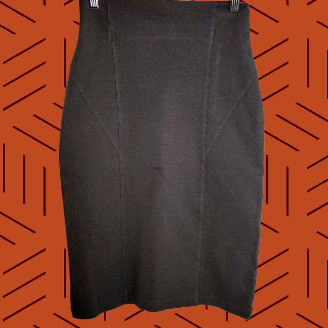 D.Exterior D. EXTERIOR Italy Viscose Blend Skirt Brown Solid 40 Size Size 27" / US 4 / IT 40 - 1 Thumbnail