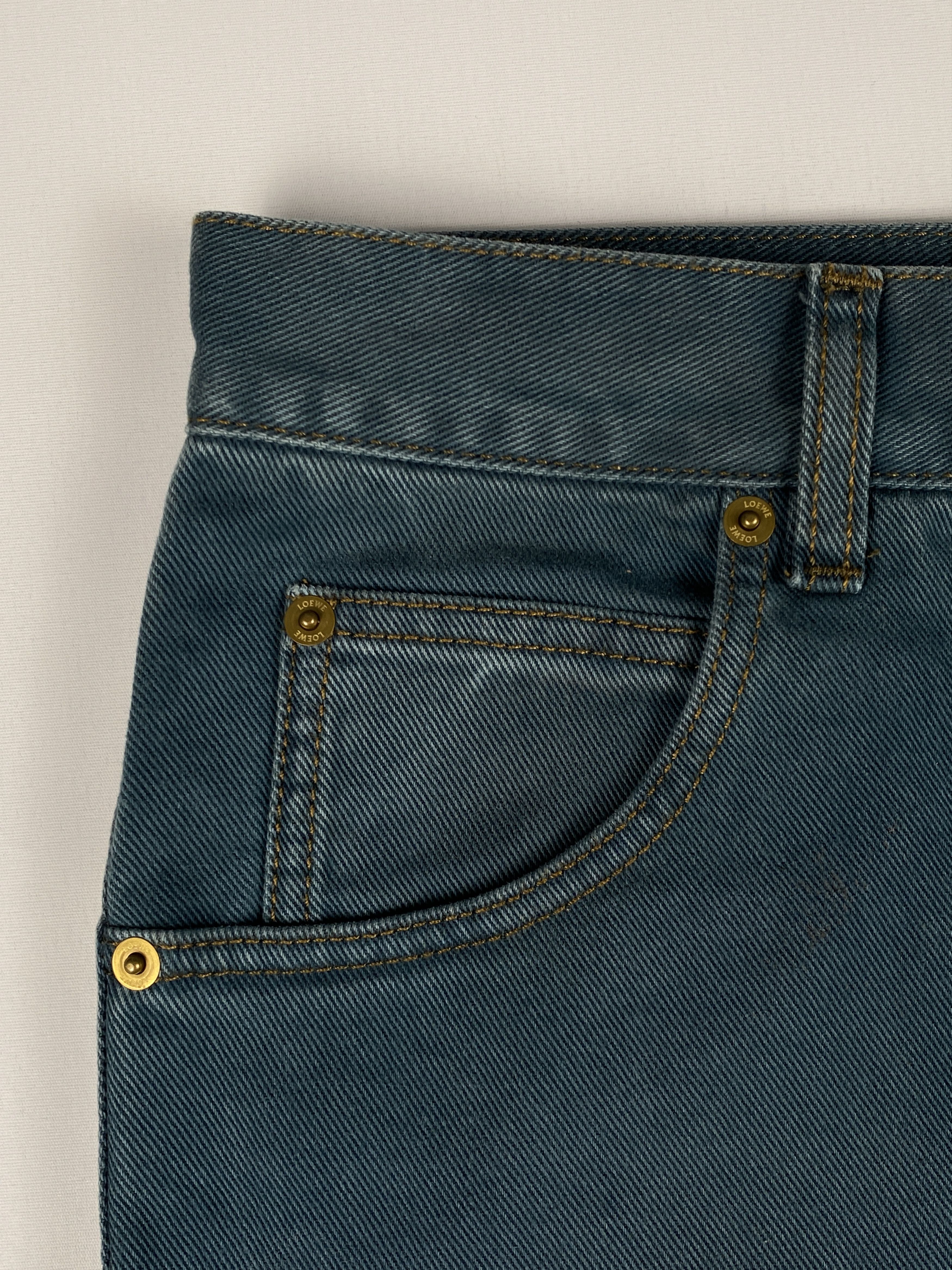 Loewe High Waist Straight Denim Size 28" / US 6 / IT 42 - 6 Thumbnail