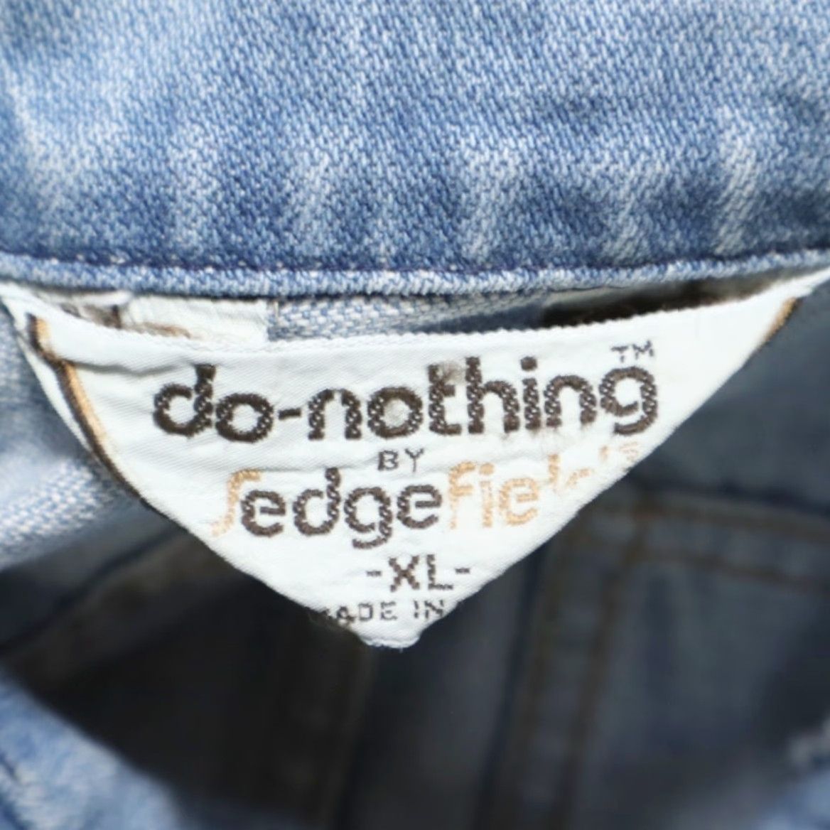 Vintage VTG Sedgefield Pearl Snap Denim Do Nothing Jacket Blue Men's XL Shirt Size US XL / EU 56 / 4 - 5 Thumbnail
