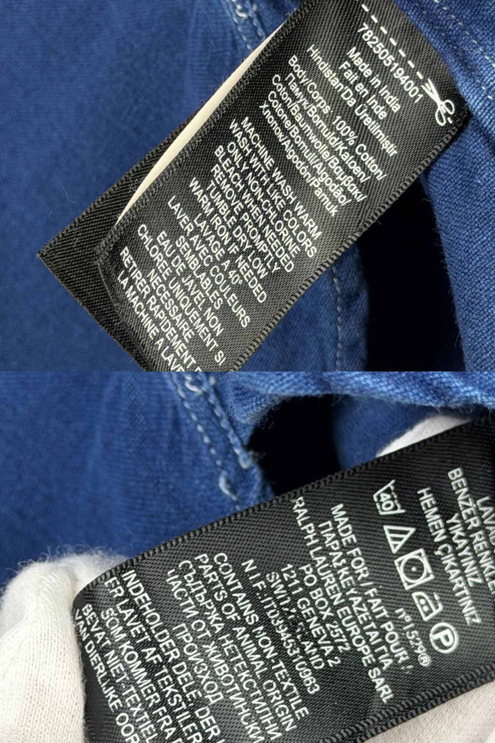 RRL Ralph Lauren SS13 RRL Indigo Work Shirt - Small Size US S / EU 44-46 / 1 - 11 Thumbnail