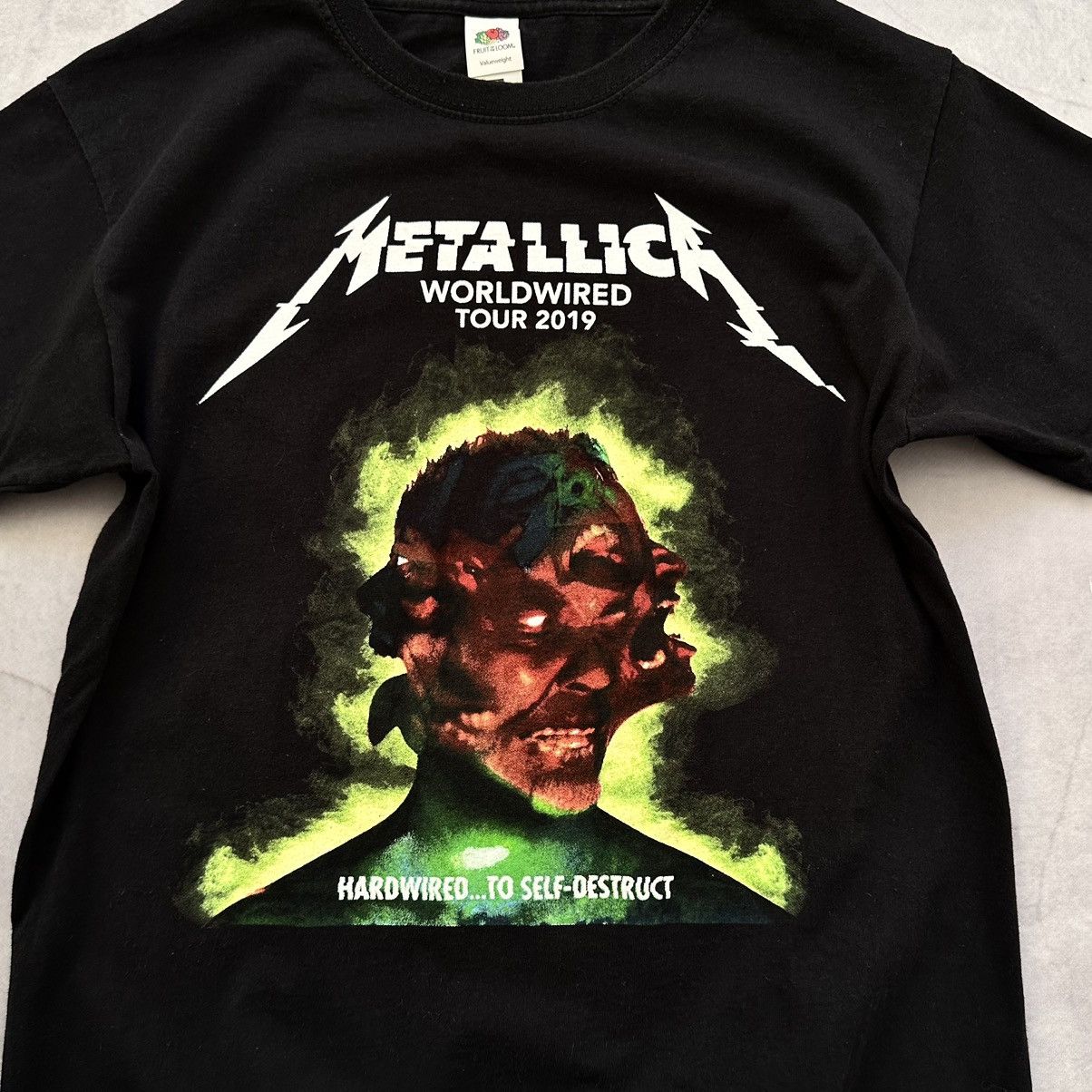 Vintage 2019 Metallica Worldwired Tour Hardwired T Shirt Size US S / EU 44-46 / 1 - 3 Thumbnail
