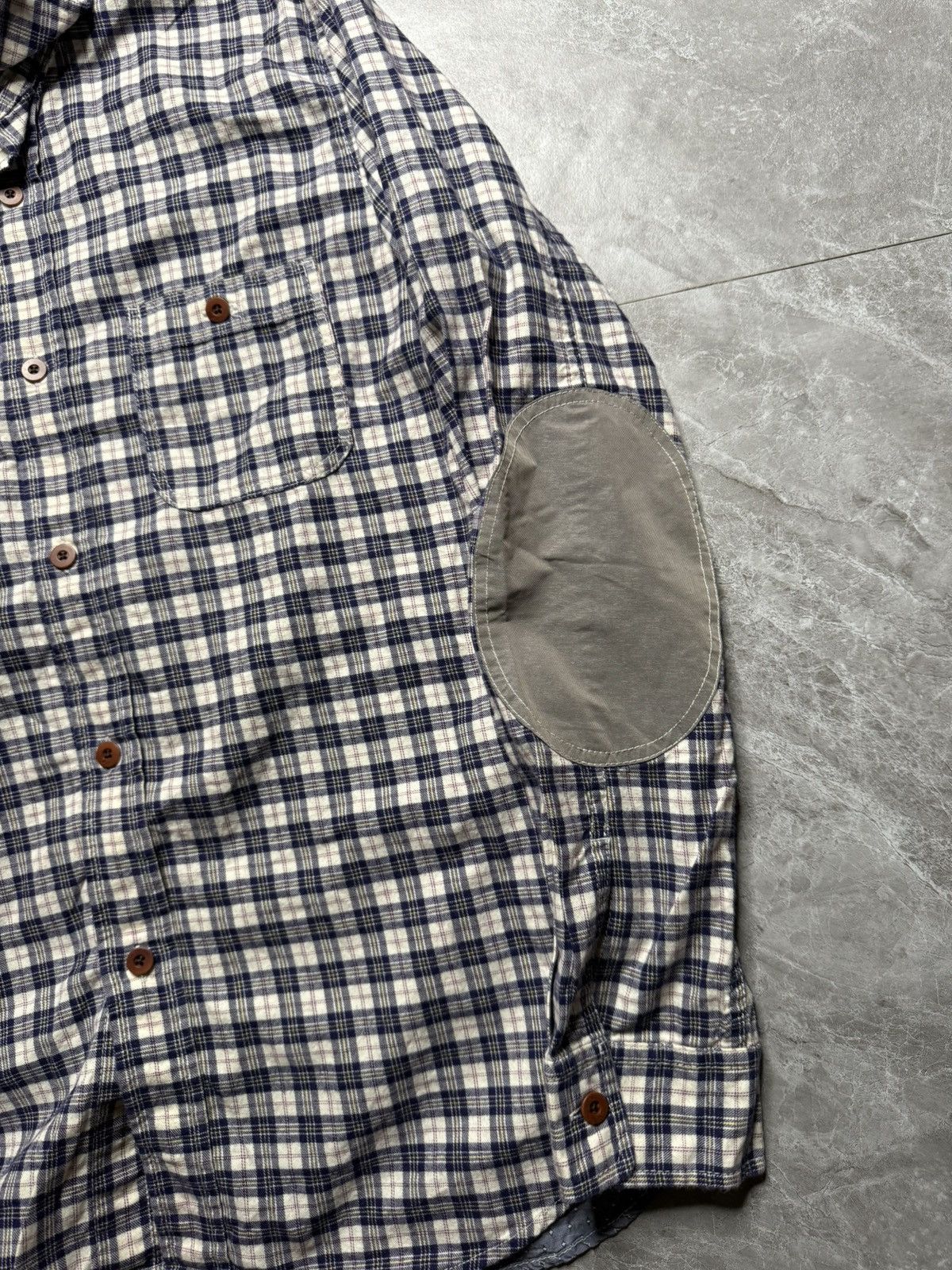 Junya Watanabe Junya Watanabe Plaid Elbow Patch Shirt Size US M / EU 48-50 / 2 - 4 Thumbnail