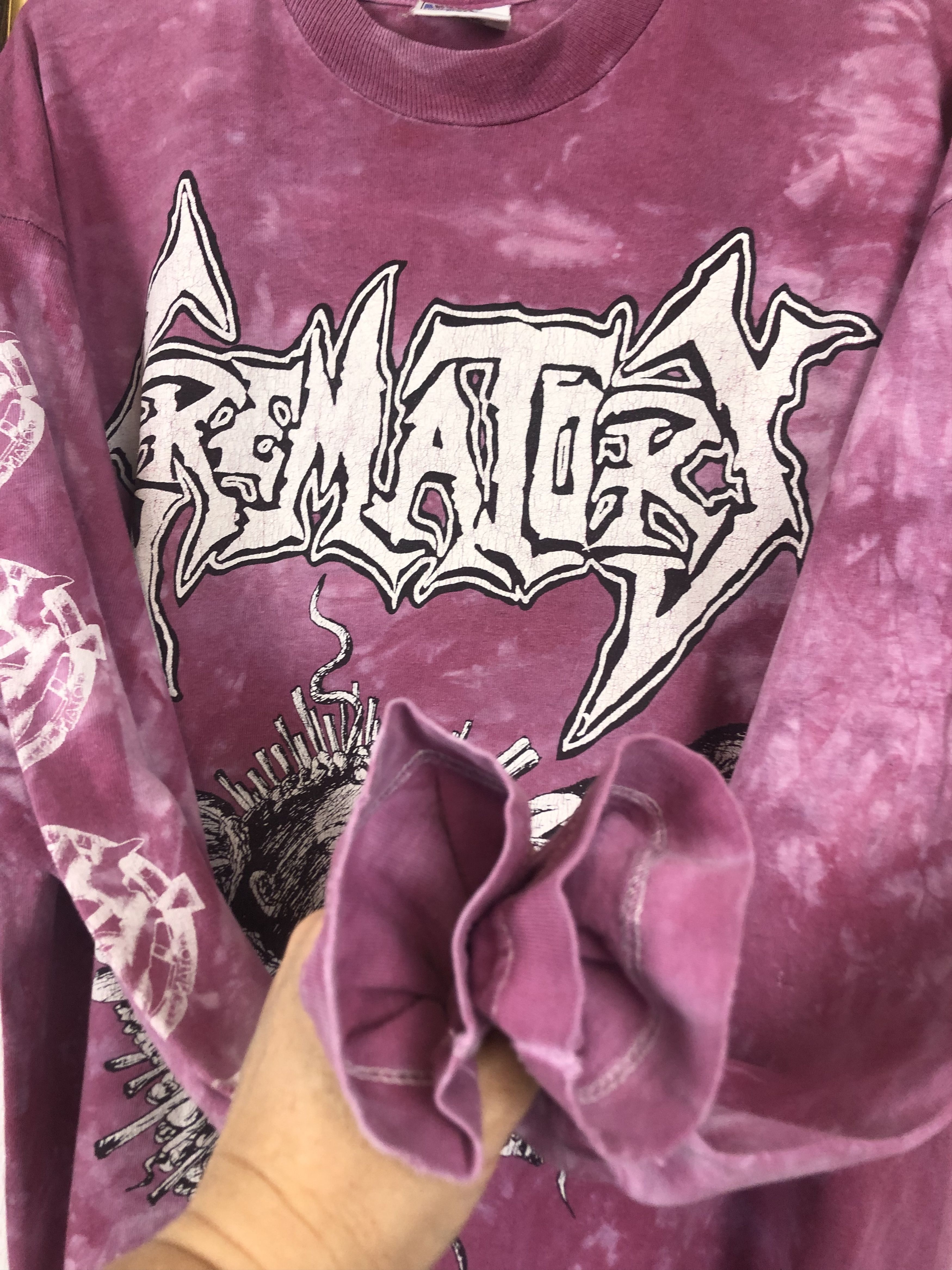 Band Tees Vintage Crematory Heavy Metal Band Shirt Long Sleeve Tee Size US XL / EU 56 / 4 - 9 Thumbnail
