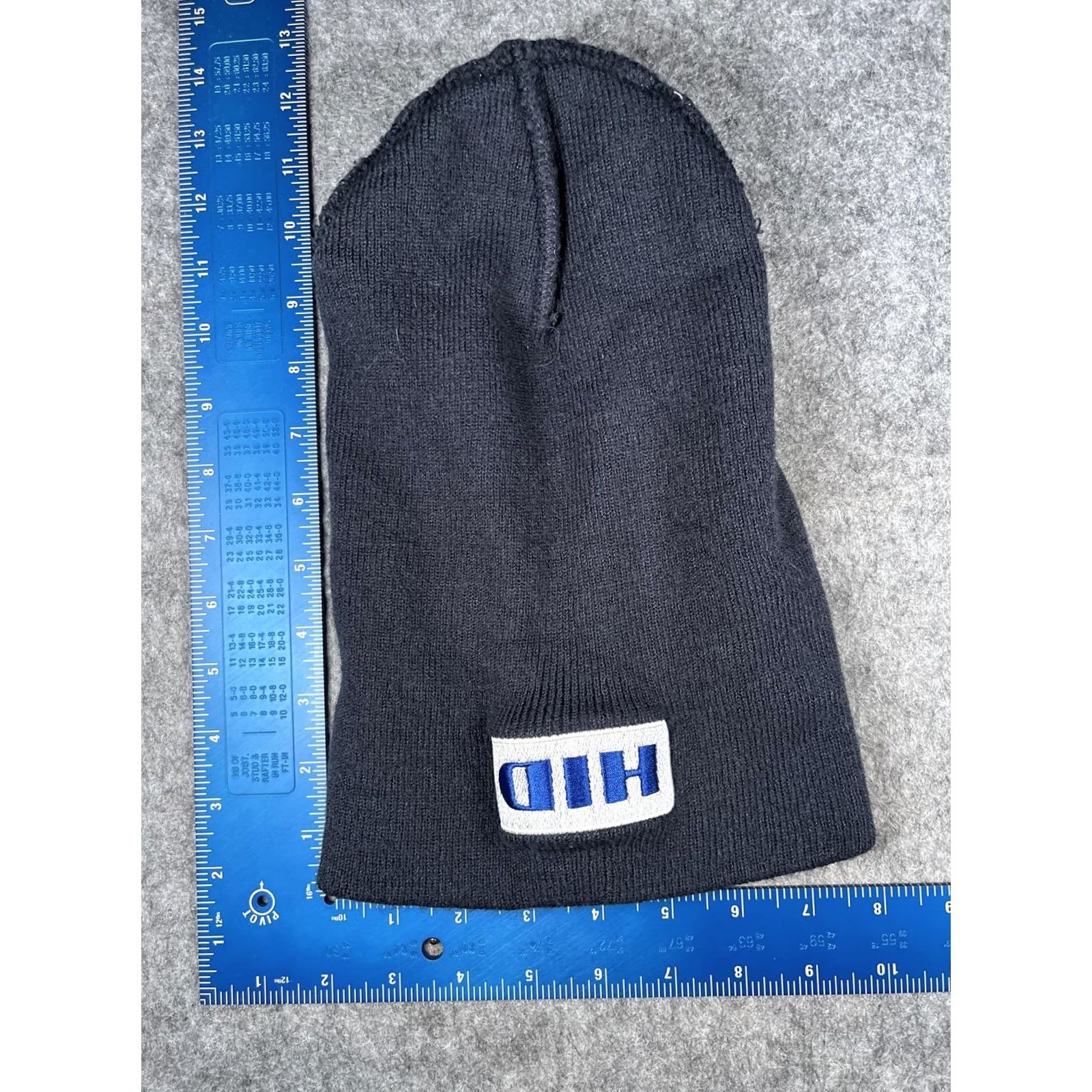 Port & Company Port & Company Hat Beanie Mens One Size Black HID Logo Knit Winter Workwear Size ONE SIZE - 5 Thumbnail