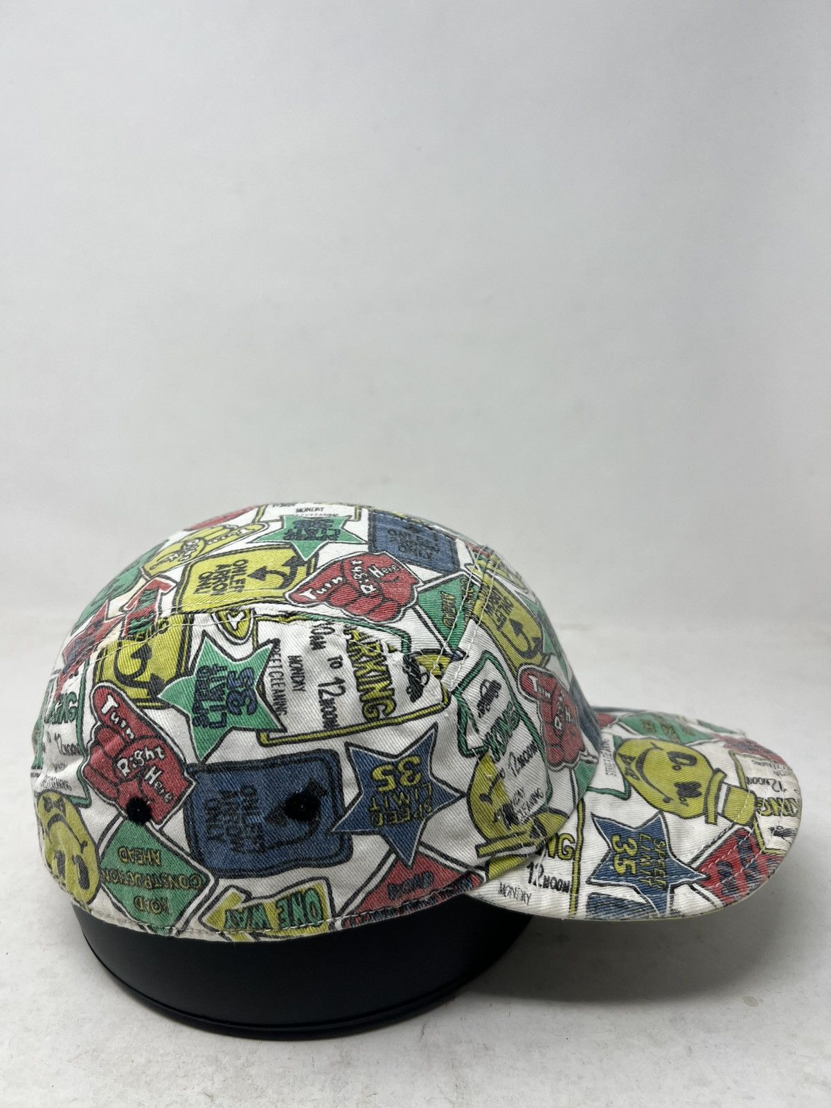 If Six Was Nine Y2K Style Multi Graffiti Camp Obey Cap Hat Size ONE SIZE - 4 Thumbnail