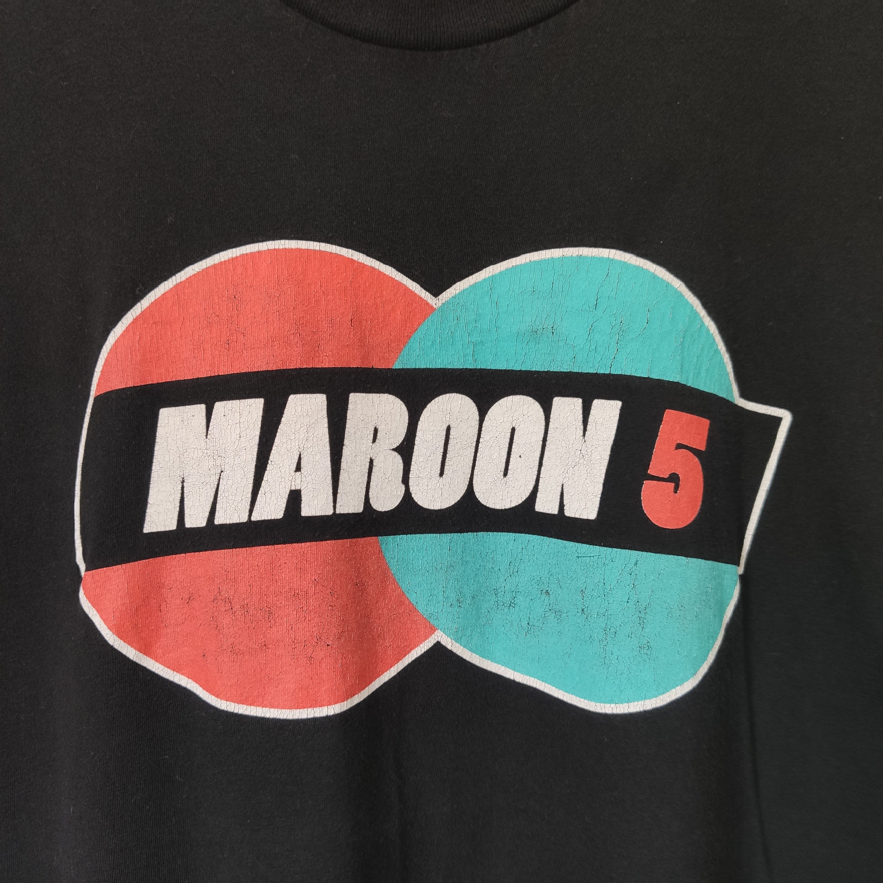 Band Tees Maroon 5 Concert Merchandise T shirt Size US L / EU 52-54 / 3 - 2 Thumbnail