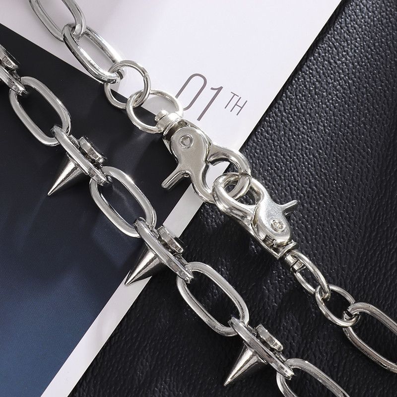 Other Punk Metal Waist Chain Size ONE SIZE - 6 Thumbnail