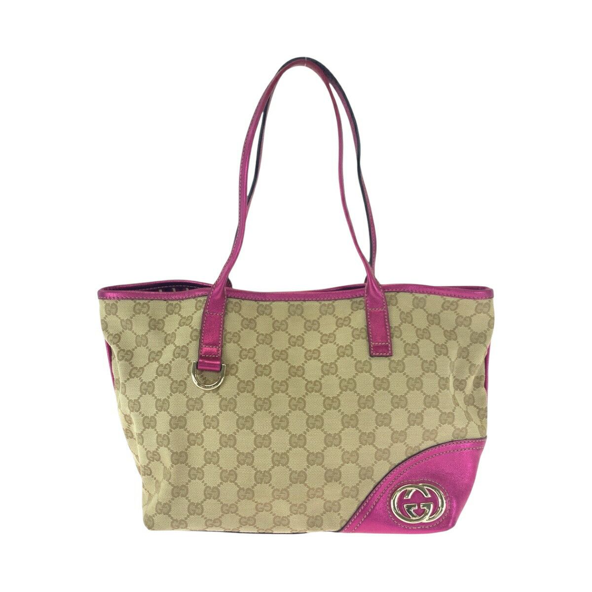 Gucci Gucci New Britt GG Canvas 2Way Bag Canvas Shoulder Bag 169946 in Beige, Women's