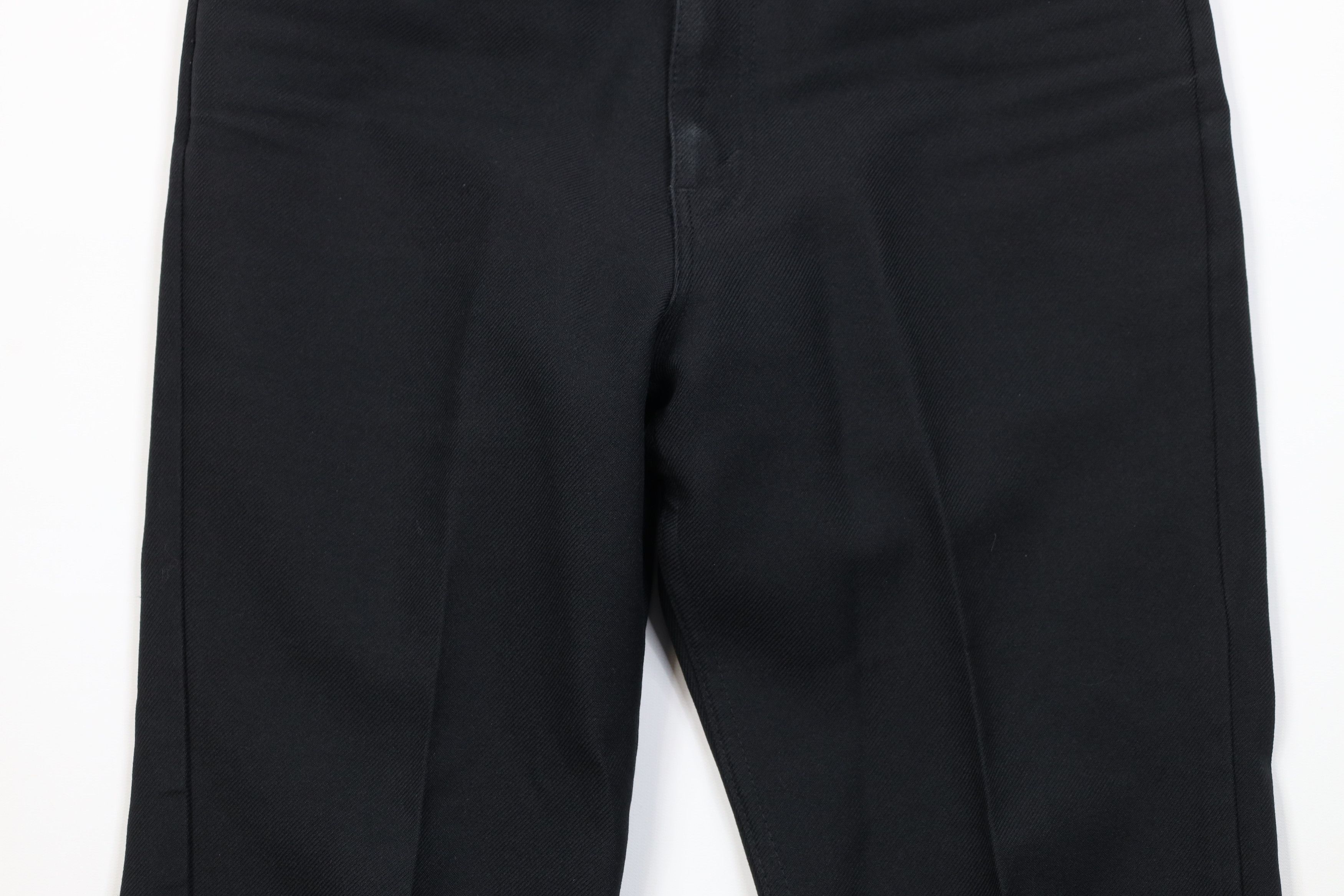 Levi's Vintage 70s 80s Levis Knit Chino Pants Trousers Black USA Size US 32 / EU 48 - 3 Thumbnail